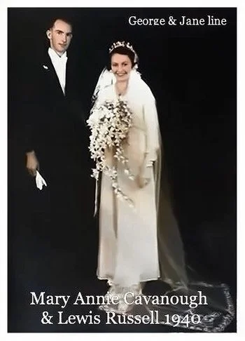 George Cavanough & Jane Gosper line.
Mary Annie CAVANOUGH was born on 30 Oct 1916 in Emu Plains, Nsw.
Died on 19 Apr 2012 in Nepean Hospital, Penrith, Nsw at age 95. Lived at 33 Allawah St, Blacktown and was a member of O.C.F. Mary married Lewis Well