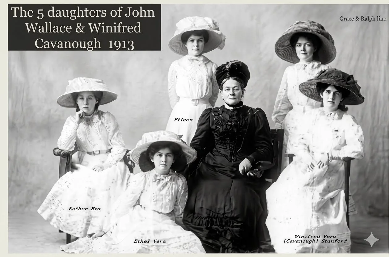 -John Wallace CAVANOUGH was born on 9 Apr 1860 in Wilberforce, Nsw, was baptised on 20 May 1860 in St Johns Anglican Church, Macquarie Road, Wilberforce, died on 22 Dec 1897 in St George, Qld at age 37, and was buried in A 30 C/E Section, St George c