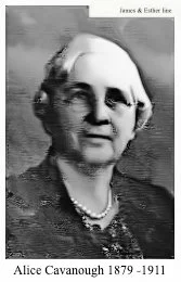         3-Alice Jane CAVANOUGH was born on 3 Nov 1879 (twin) in Qld, Au and died on 16 May 1911 Townsville Hospital at age 31. Obituary reported as Alice Amelia Young. Buried 17 May. Alice married George YOUNG in 1898 in Qld.
