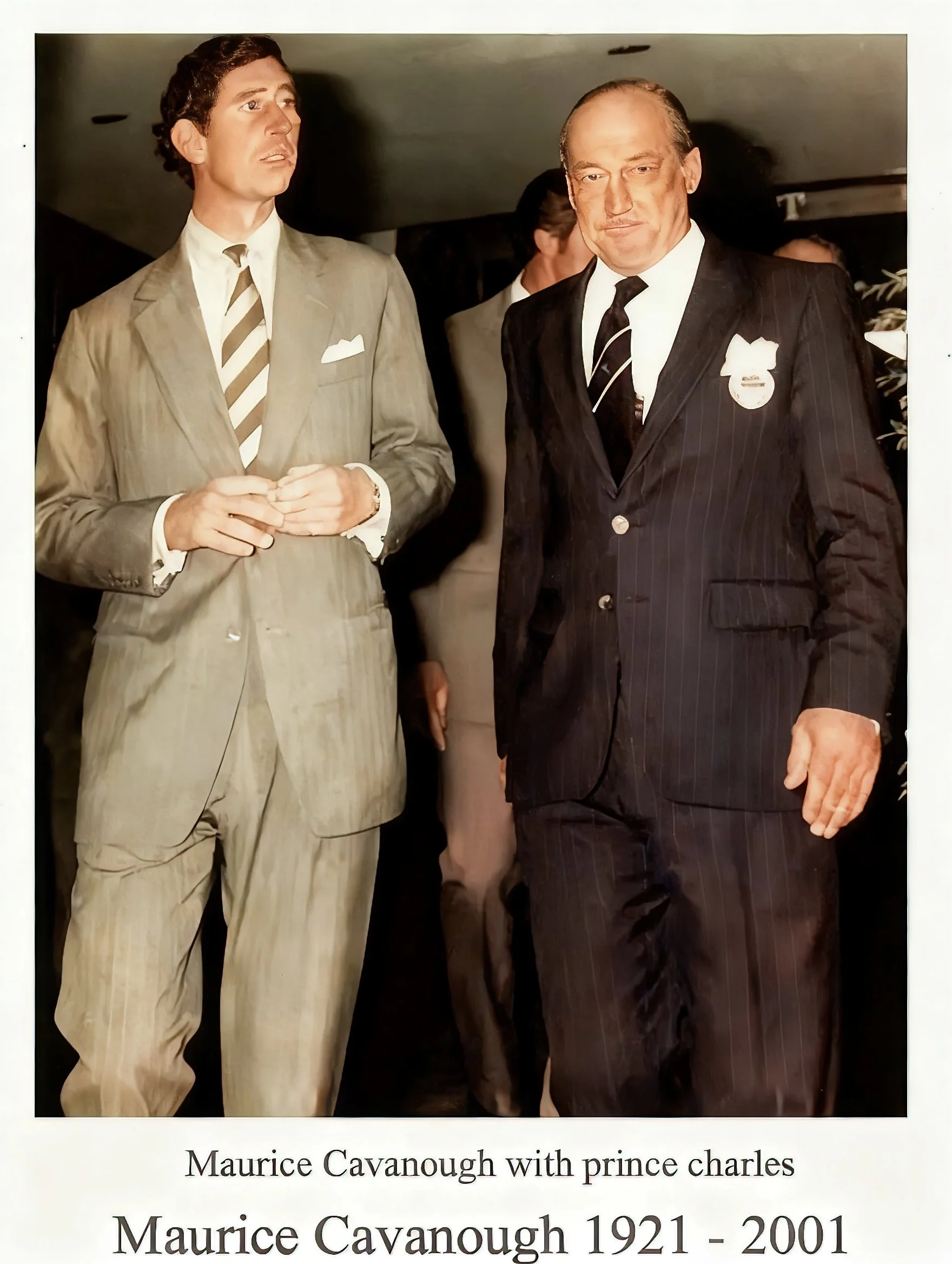 James & Esther lIne -
Maurice Benjamin CAVANOUGH was born on 21 Aug 1921, Melbourne, Vic. Died 14 June 2001, Vic, Au. Cremated in a Roman Catholic service 20 June at Springvale Memorial Gardens. Ashes collected. Author of books on the Melbourne Cup a