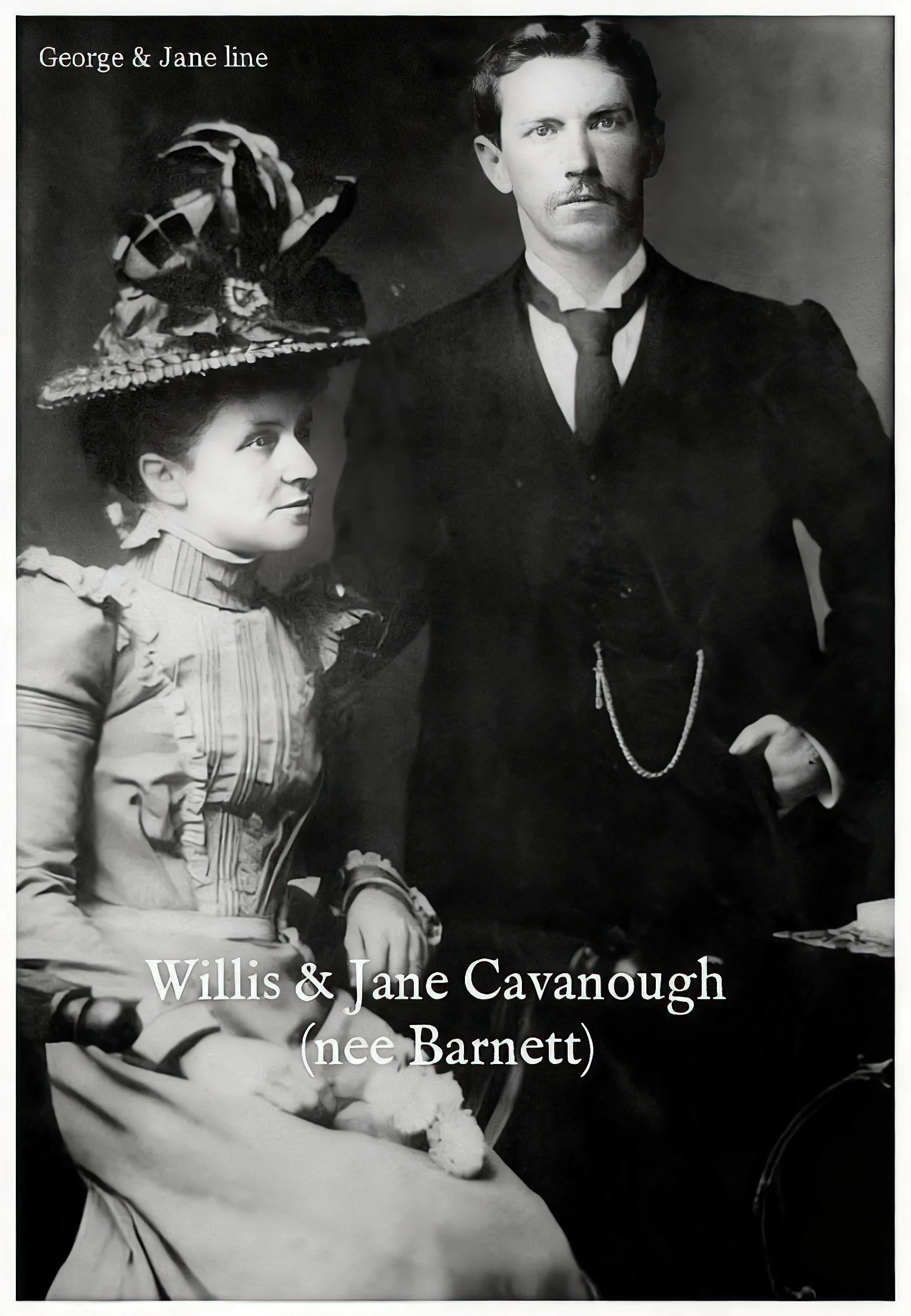 George Cavanough & Jane Gosper line.
Willis Walter CAVANOUGH was born on 7 Jul 1868 in Richmond, Nsw, was baptised on 16 Aug 1868 in St James C/E, Pitt Town, died on 13 Jan 1924 in Bungendore, Nsw at age 55, and was buried in Presbyterian Cemetery, B