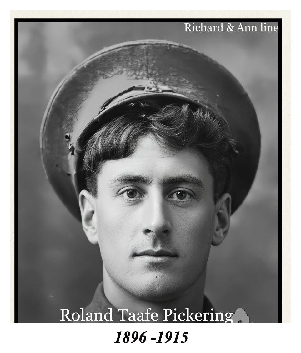 -Rowland Taafe PICKERING was born in 1896 in Cootamundra, Nsw and died on 17 Aug 1916 in Pozieres,France. Killed In Action WWI at age 20.

Rowland and Frank have memorial inscriptions on their father’s gravestone and on the Honour Roll at Auburn Libr
