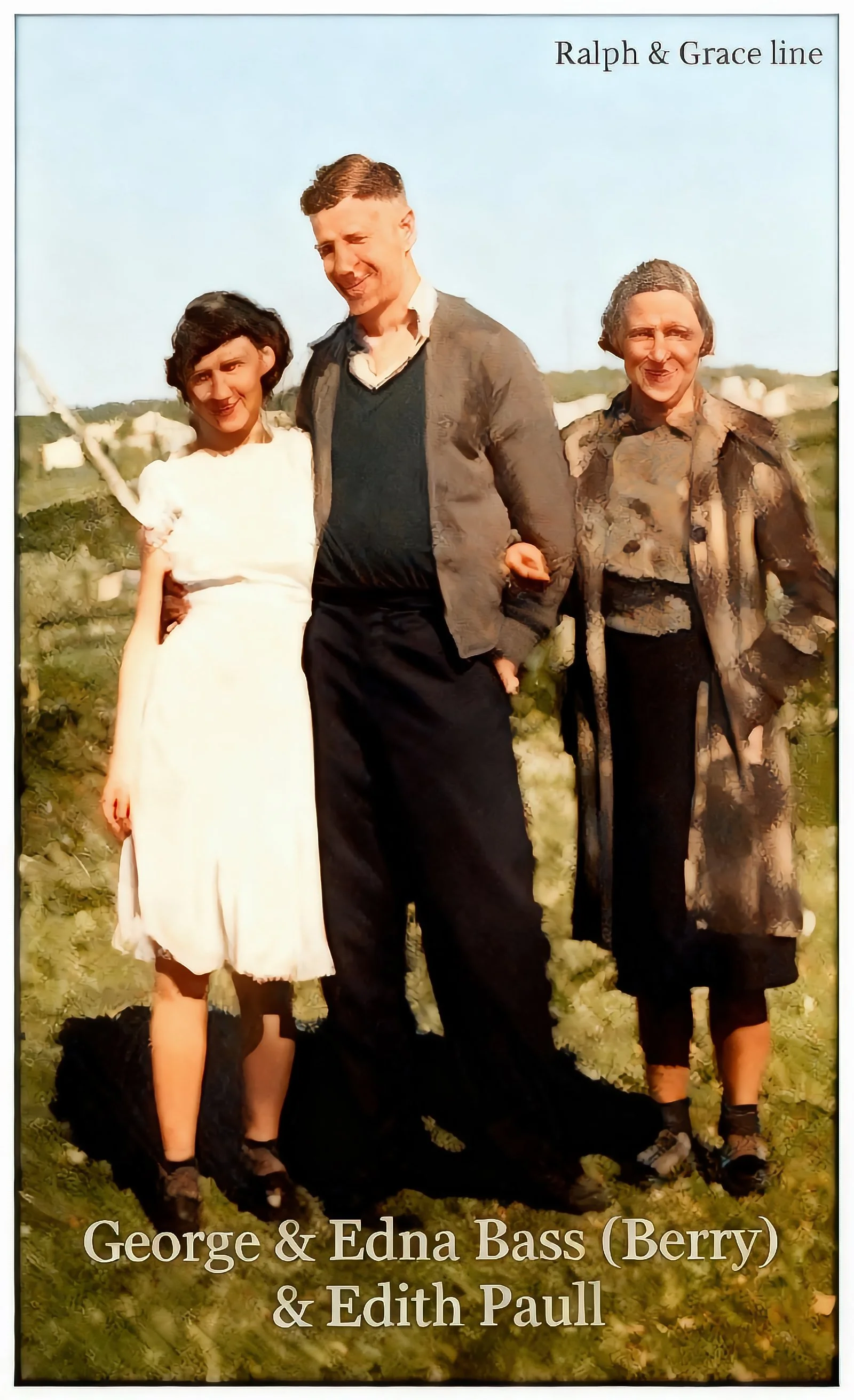 George Francis Bass : (Davis) married Edna Florence BERRY 5th April 1941 . They had 6 children: Pamela, Edith, , Barbara , Geoffery, Susan ,and Paul