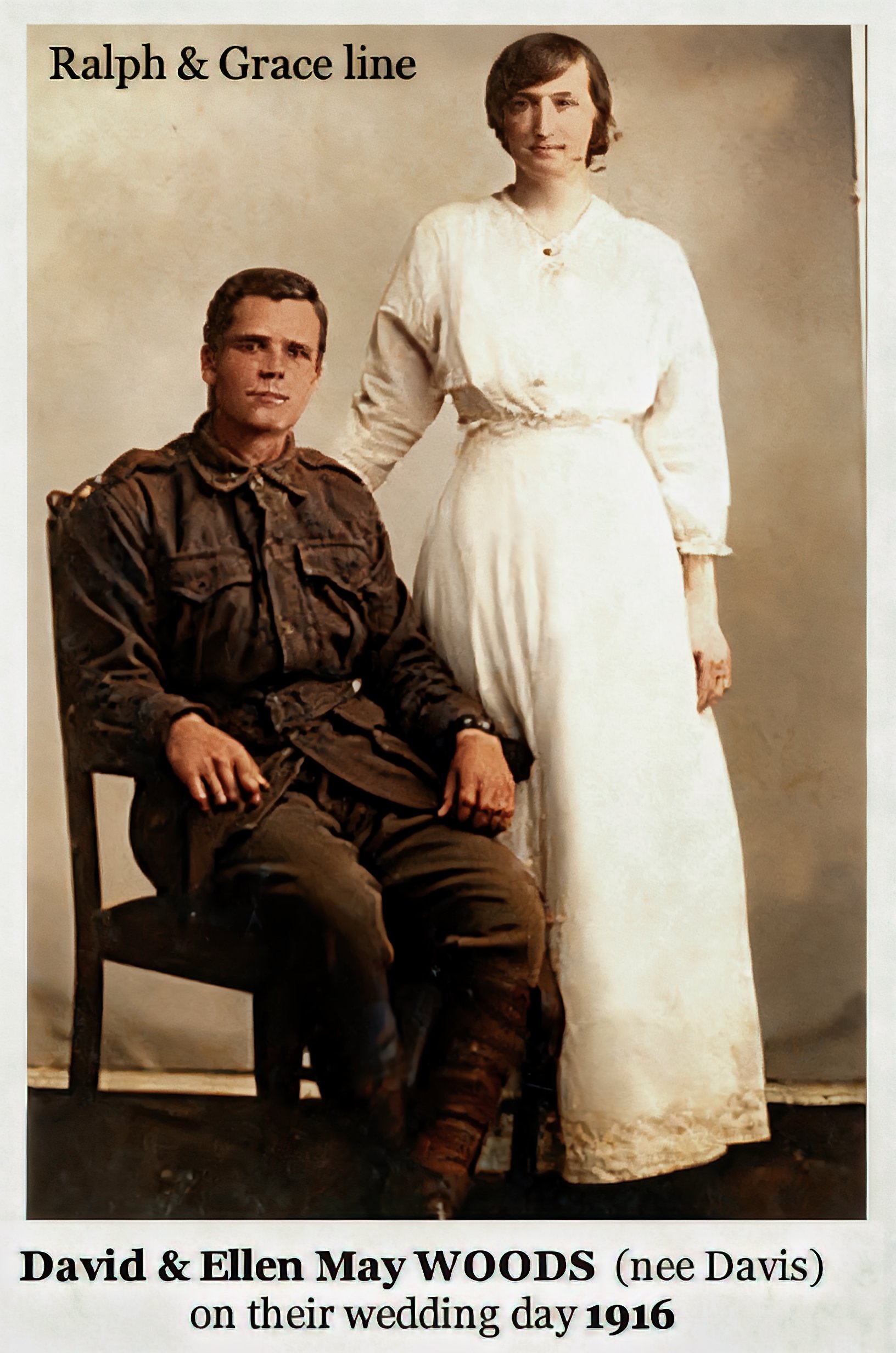 Grace Cavanough & Ralph Turnbull Line 
Ellen May DAVIS was born on 4 Sep 1899 in Pitt Town, Nsw, died on 15 Jun 1986 in 20 Margaret St. Point Clare, Nsw at age 86. Cremated on 18 Jun 1986. Ashes Rookwood, Nsw. She was baptised on 23 Sep 1899 in St Ja