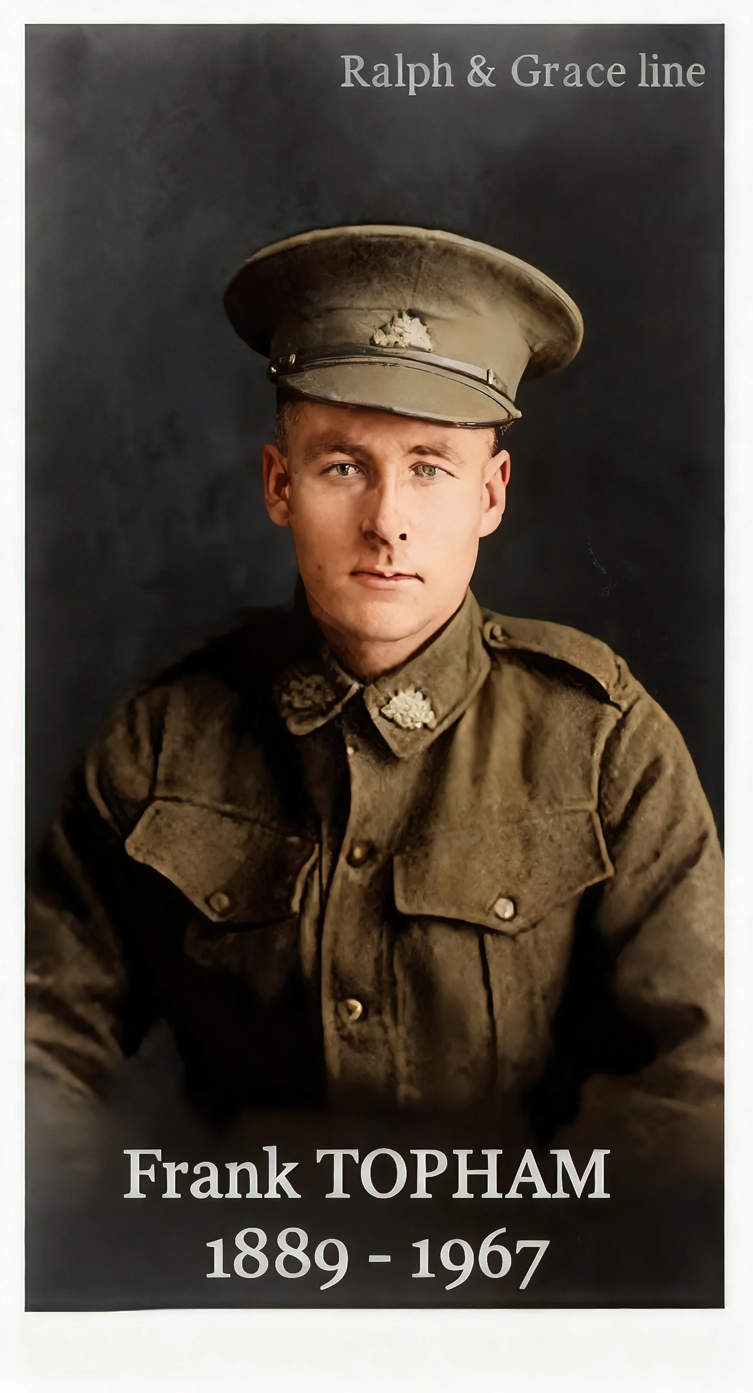 Grace Cavanough & Ralph Turnbull line 

Frank Paull TOPHAM was born on 15 Mar 1889 in Goulburn, Nsw. Died 14 Aug 1967 in Campbelltown, Nsw age 78. Horse trainer. Served in WW1.Enlisted 20 Apr 1918 in Sydney. Frank married Angazena M A McFADDEN in 193
