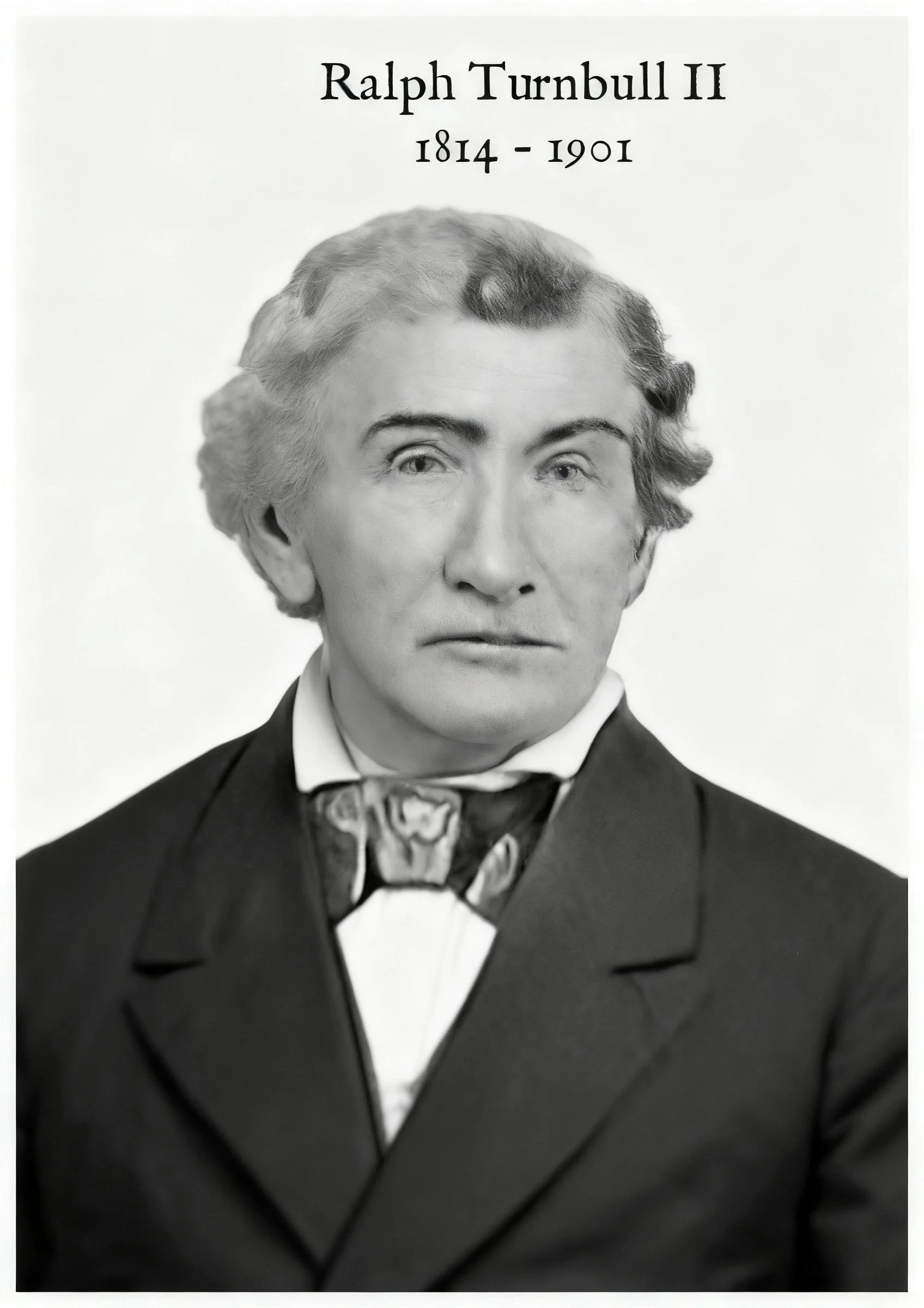 Grace Cavanough & Ralph Turnbull line
Ralph Turnbull II Born 15th October 1814 , died 11 Feb. 1901 . Married Sarah Matilda Reynolds . They had 13 children , Sarah Matilda , Sophia, Ralph , Henery George , John , Lucinda , James Benjamin , Rueben, Eli