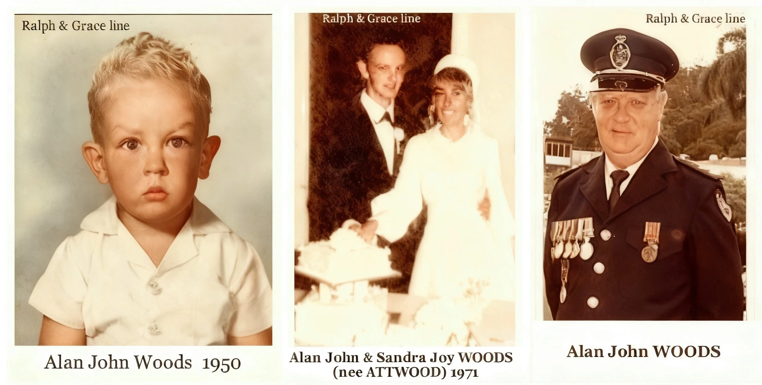 Grace Cavanough & Ralph Turnbull 
Alan John WOODS was born on 3 Oct 1950 in Baradine, Nsw. Firefighter: Station Commander at Kariong Rescue with NSW Fire Brigades. Alan married Sandra Joy ATTWOOD on 27 Mar 1971 in St Johns C/E Pt Clare Nsw, daughter 