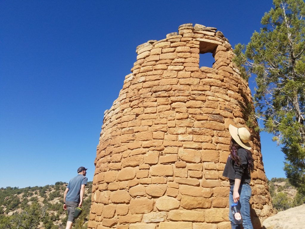 Exploring Canyons of the Ancients National Monument on our way back home from the field