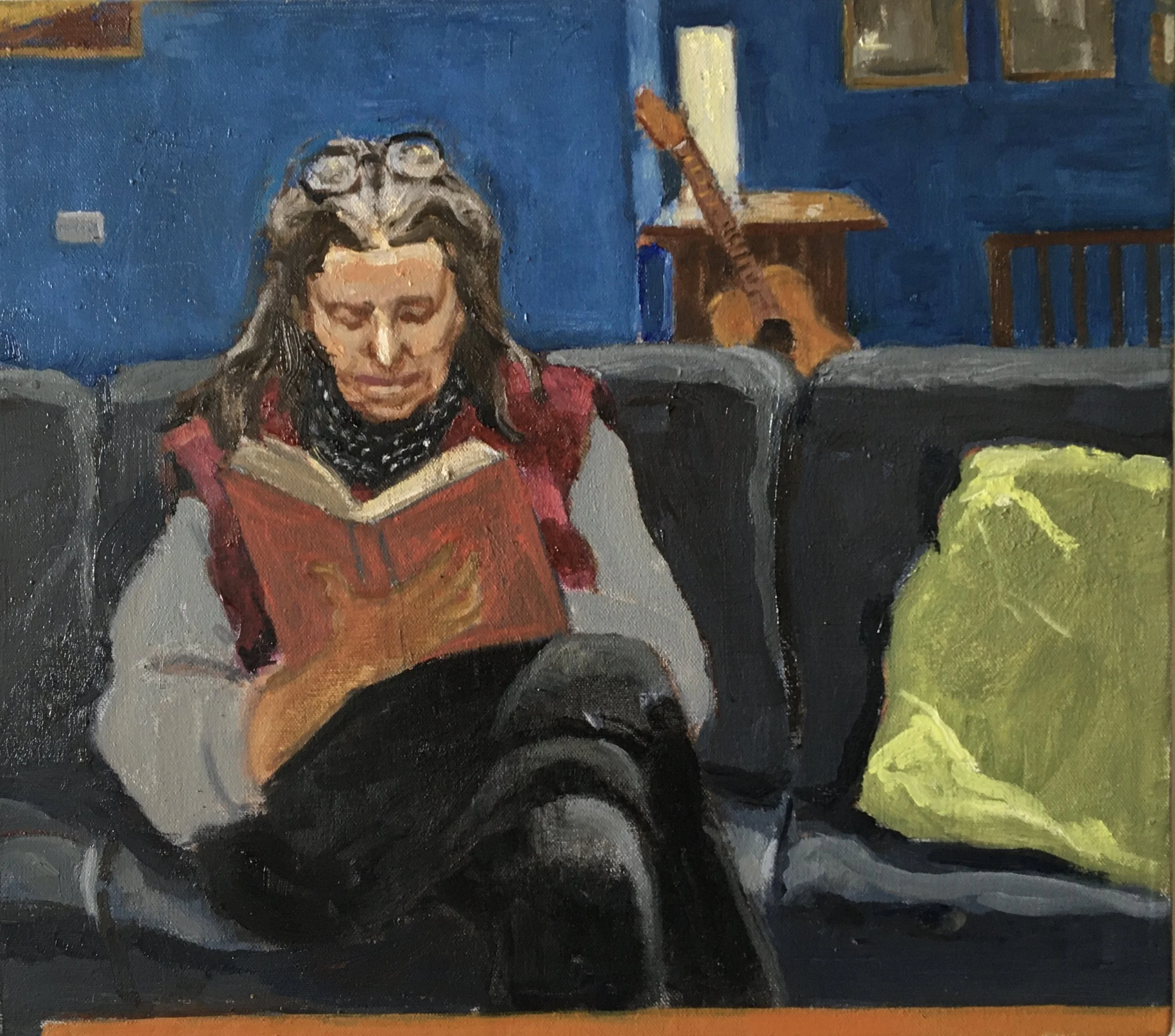 Sue reading,