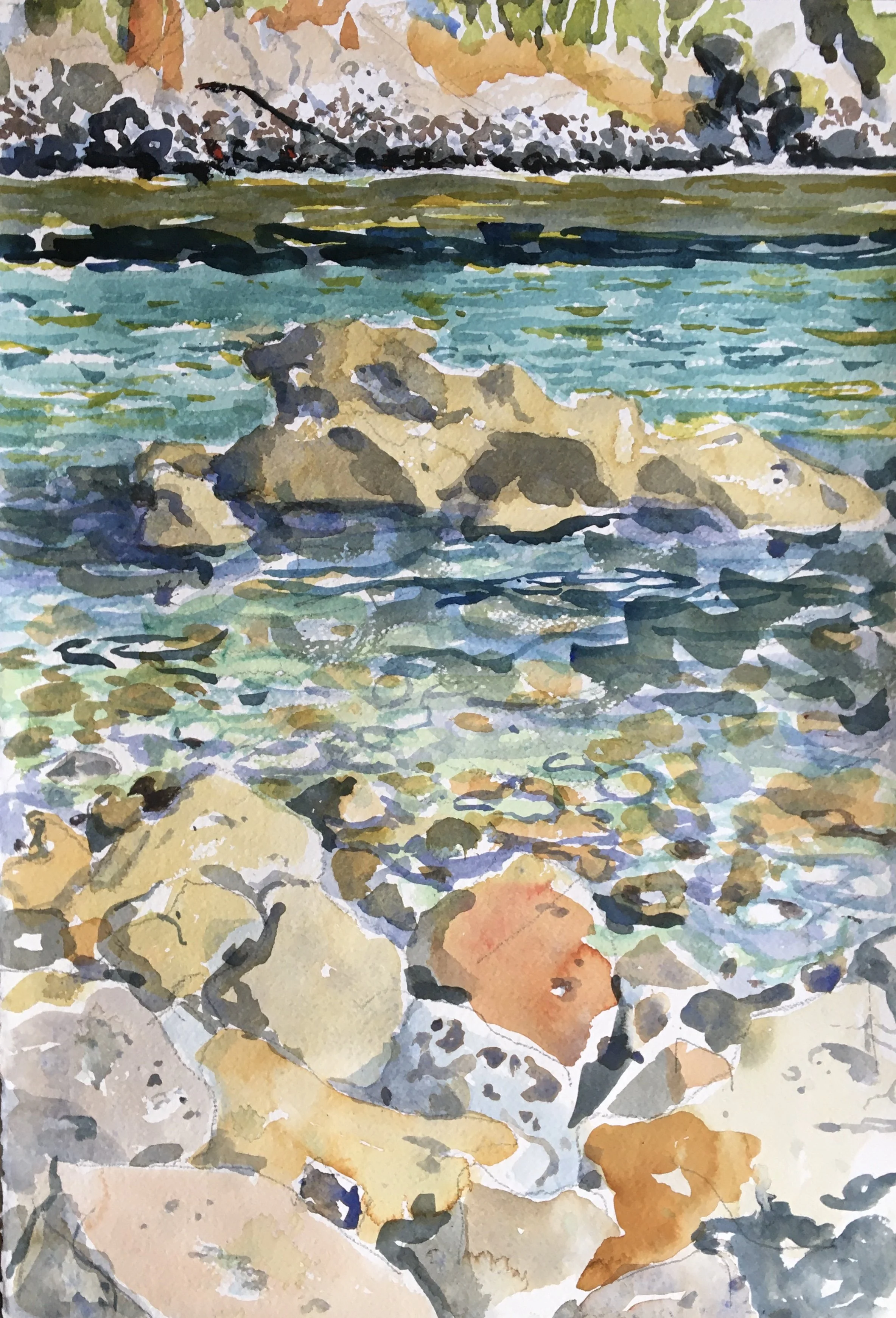 Rocks at Jones beach