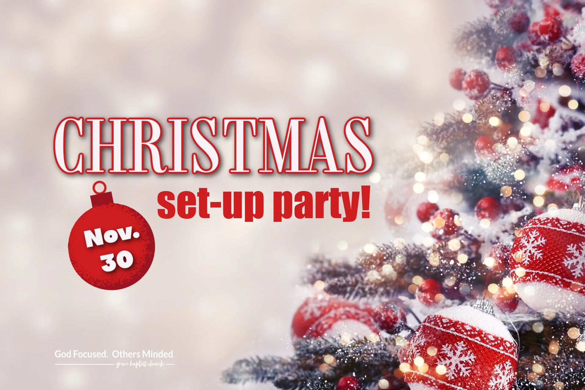 Christmas Set-Up Party