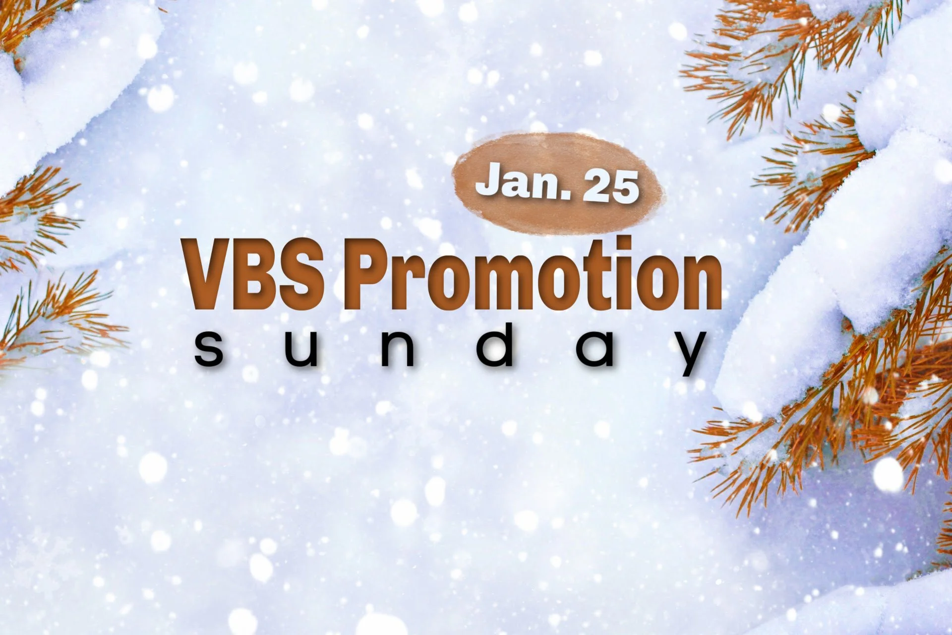 VBS Promotion Sunday