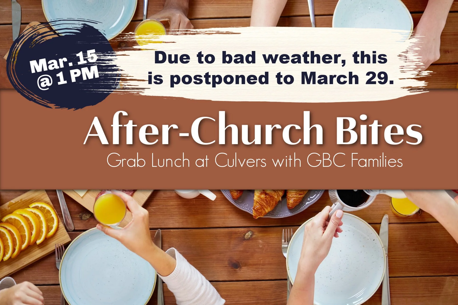 Postponed After Church Bites