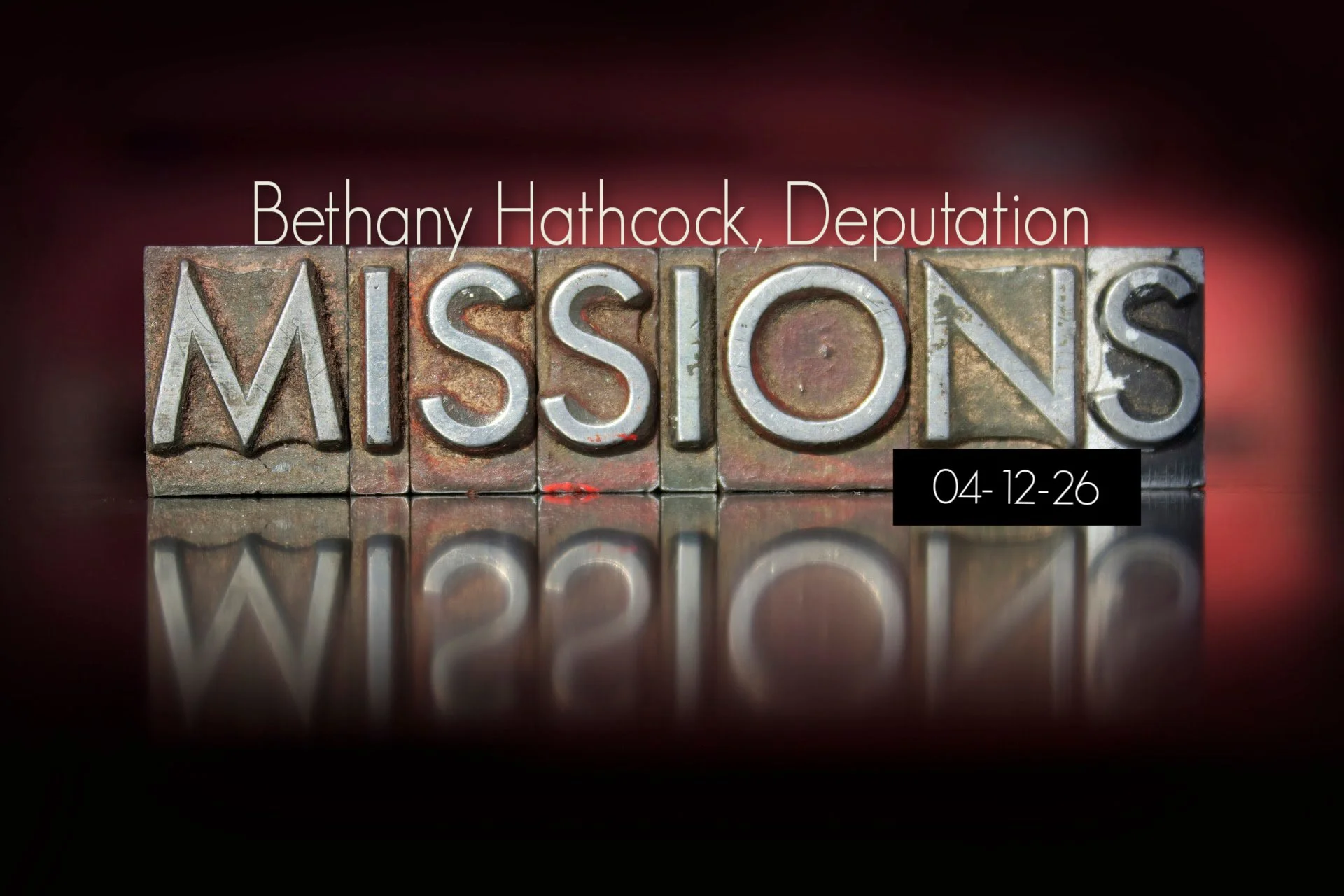 Missionary Bethany Hathcock