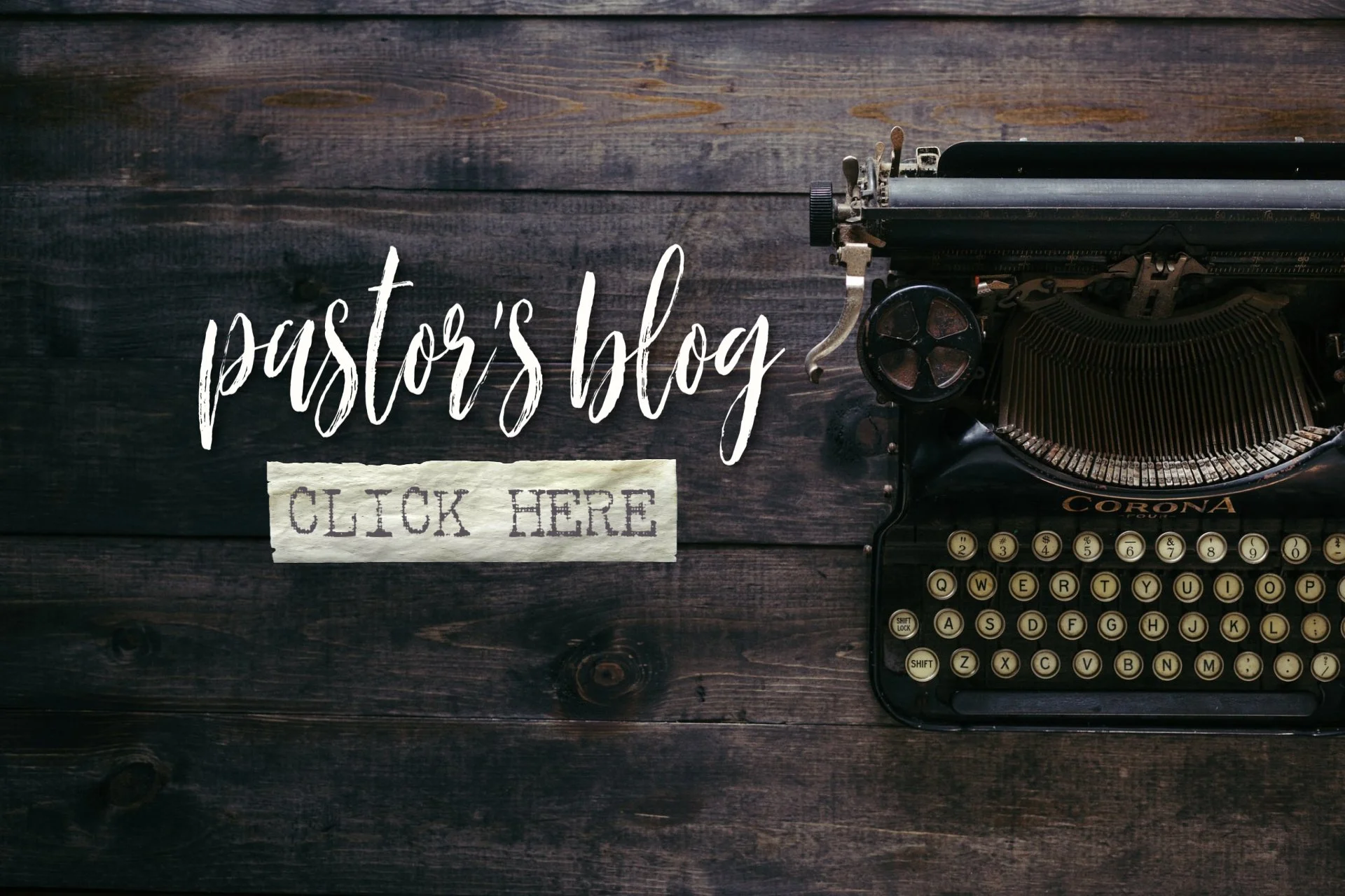 Pastor's Blog