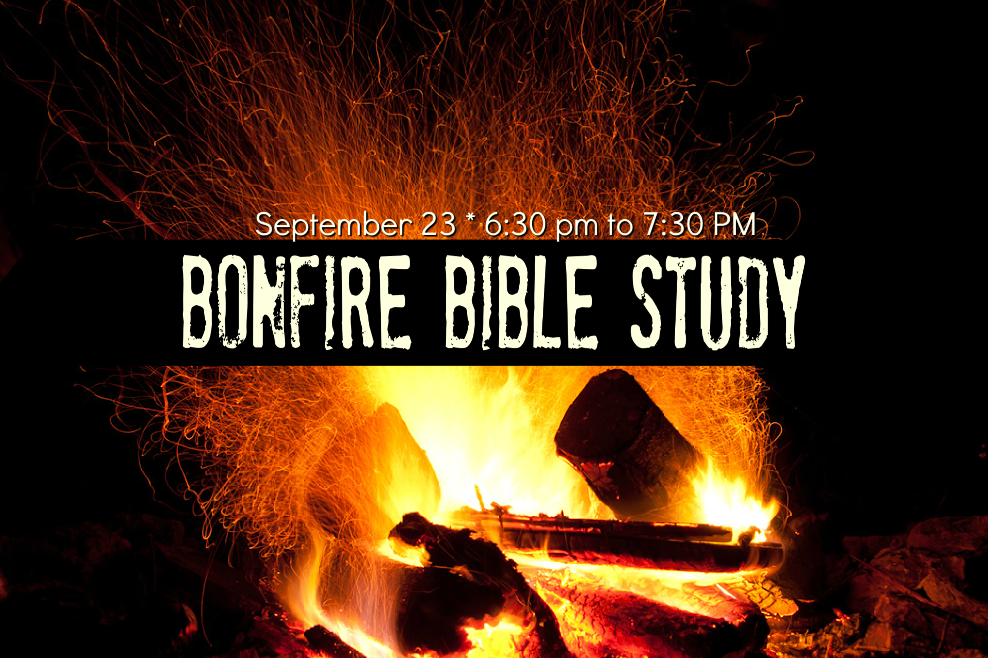 Bonfire Bible Study September 23