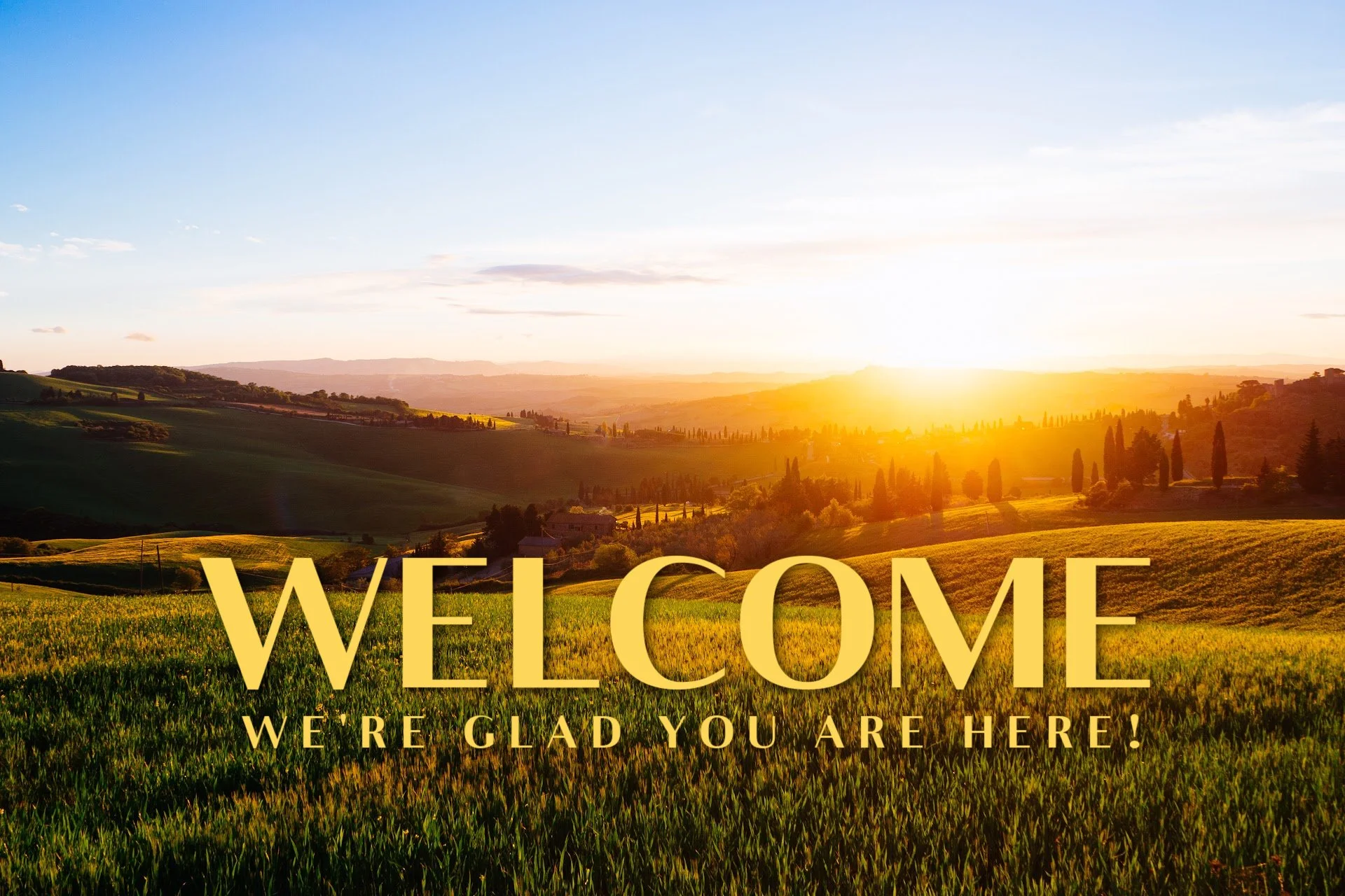Welcome