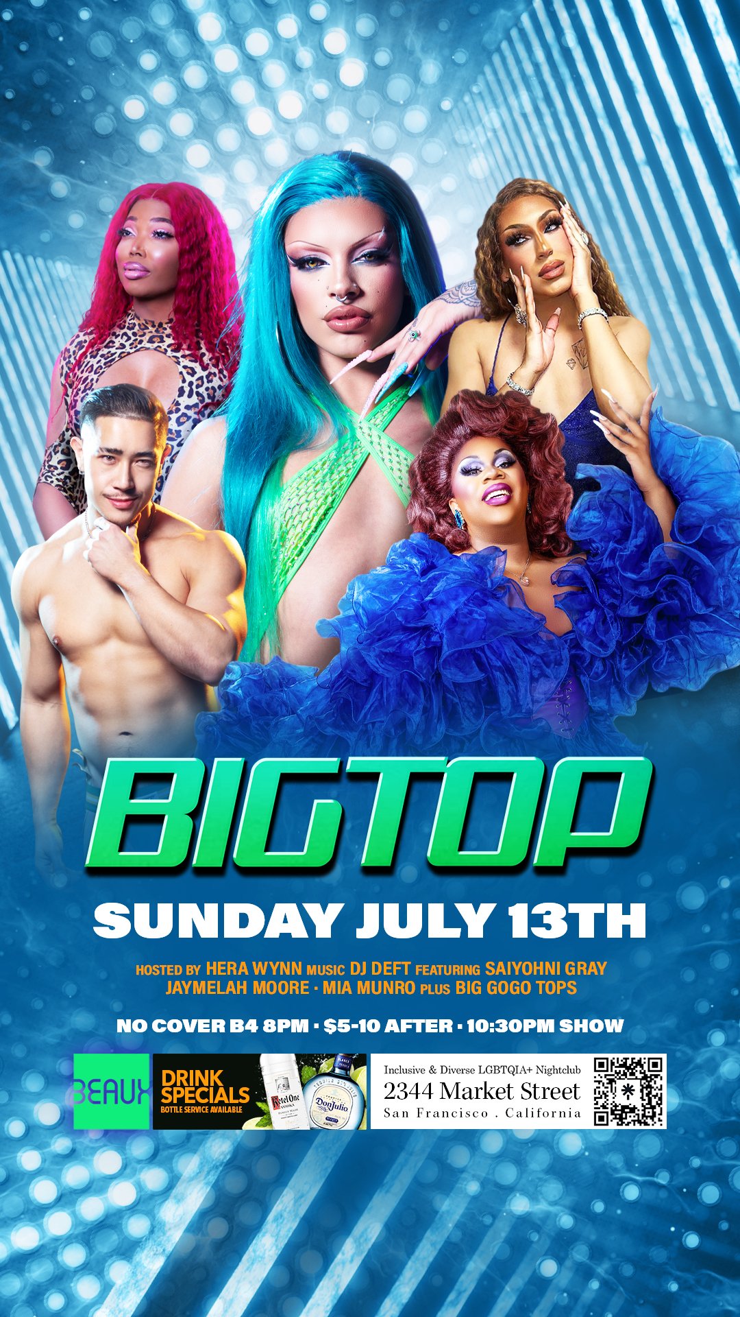Sunday, July 13: Big Top Sundays