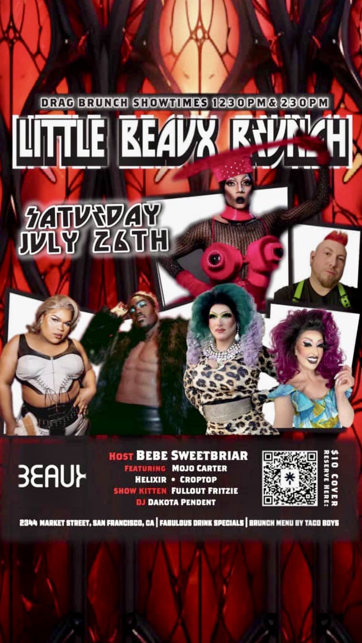 Saturday, July 26: Little Beaux Brunch (Drag Brunch)