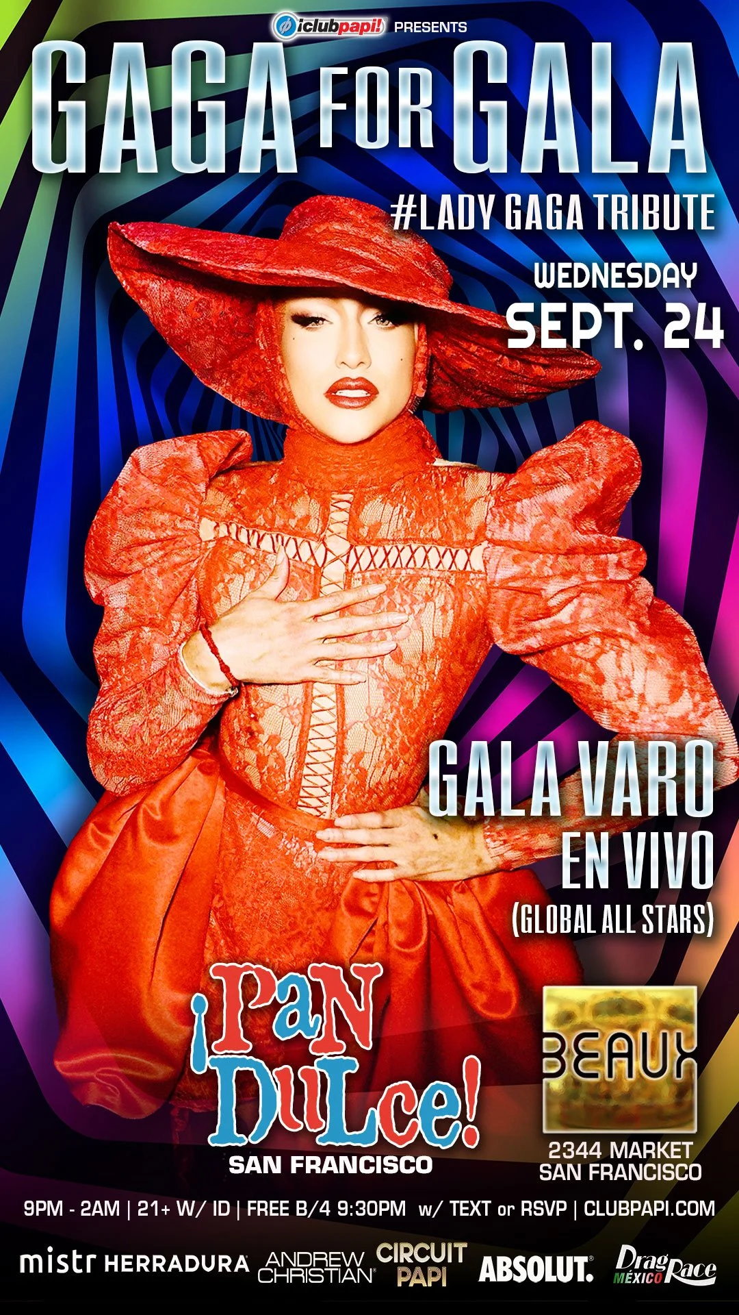 Wednesday, September 24: GALA VARO @ Pan Dulce Wednesdays (Latin Night)