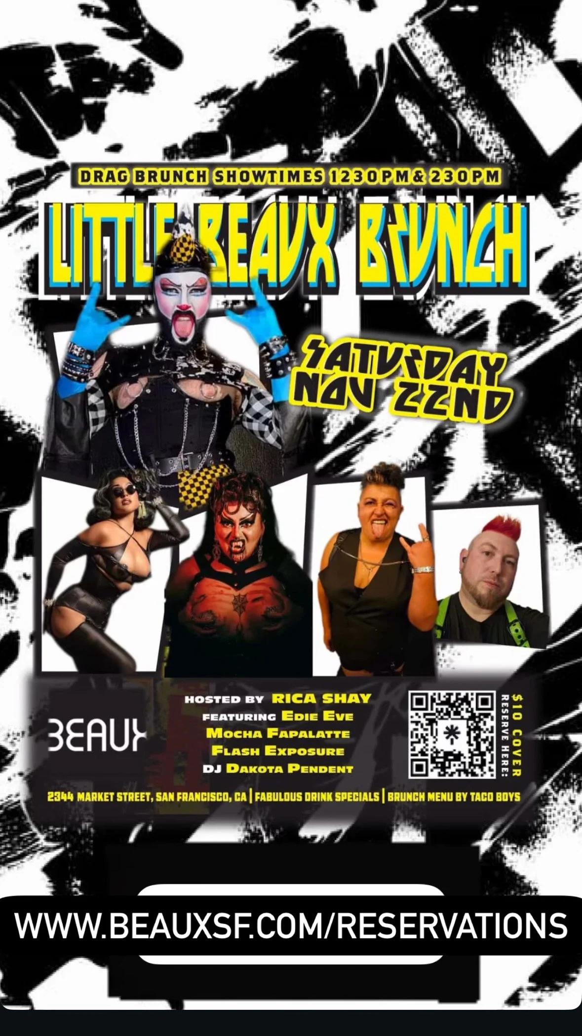 Saturday, November 22: Little Beaux Brunch (Drag Brunch)