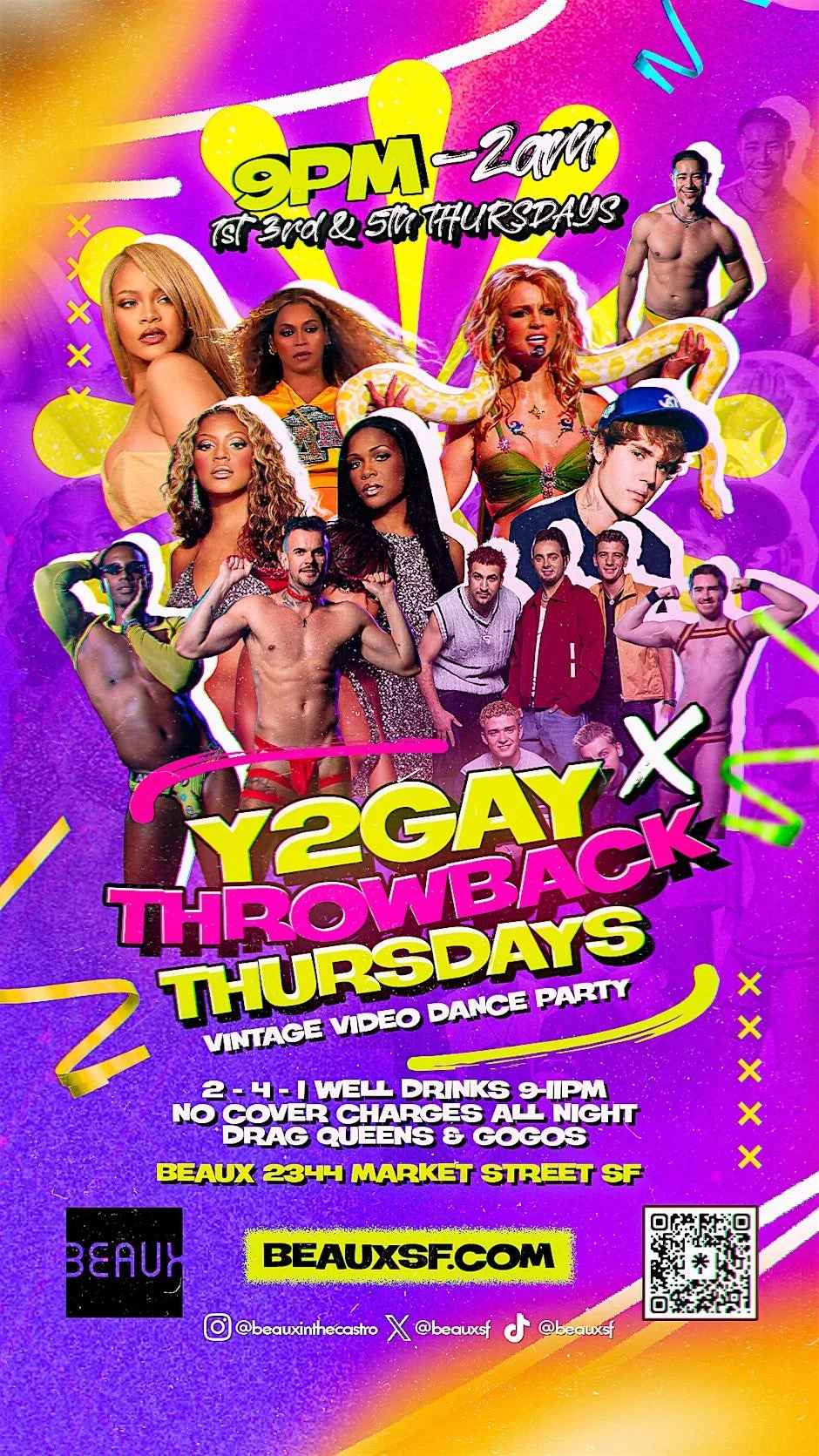 Thursday, December 4: Y2GAY (Throwback Thursday Dance Party)