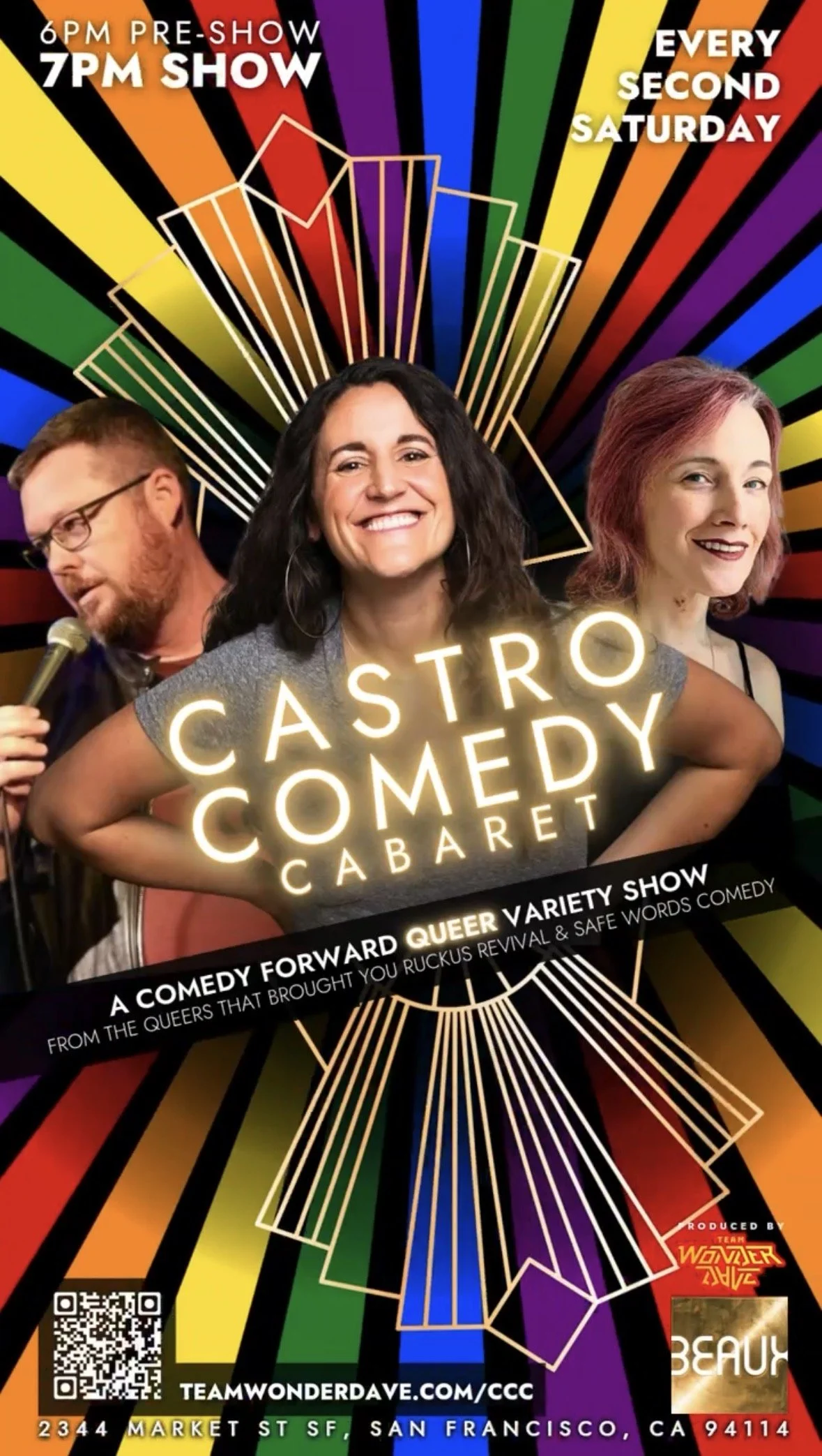 Saturday, January 10: Castro Comedy Cabaret