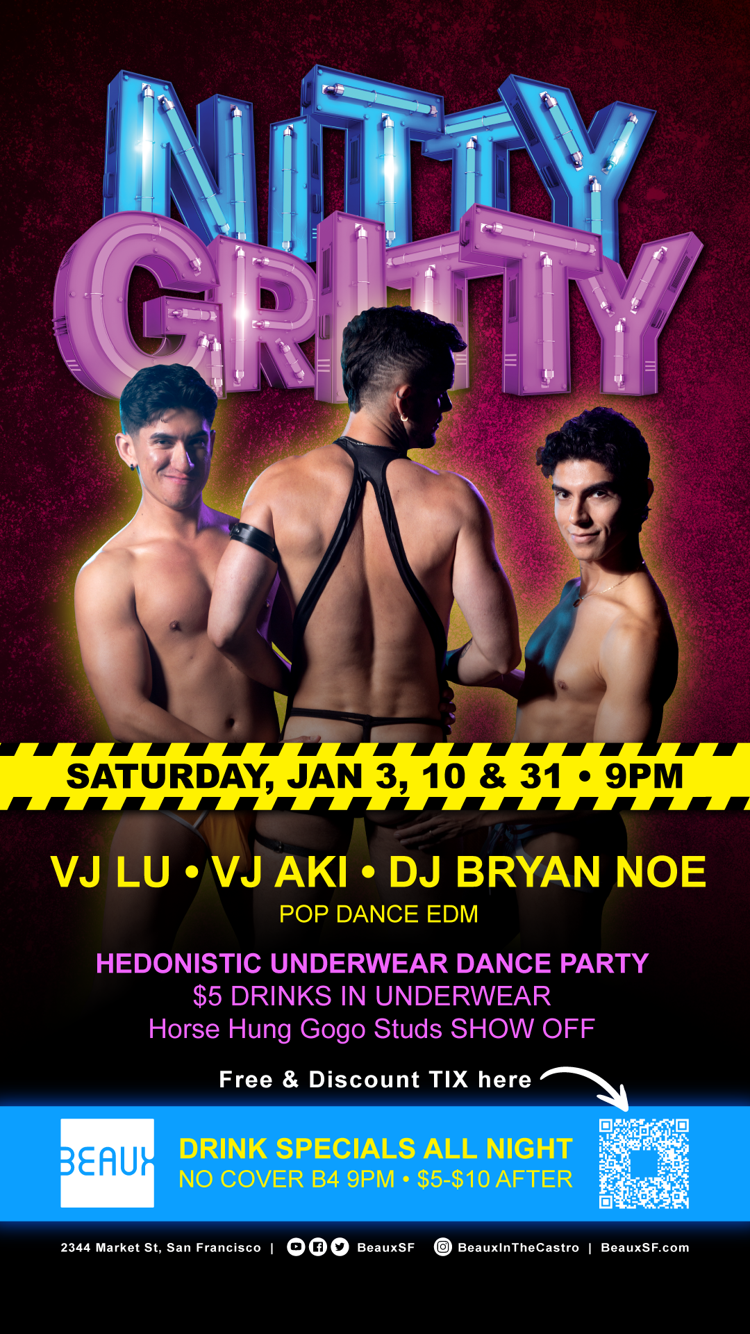Saturday, January 31: NITTY GRITTY