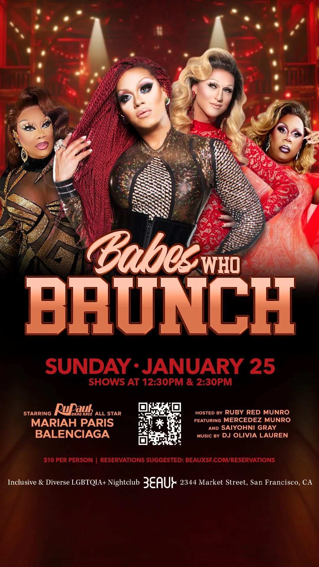 Sunday, January 25: Babes Who Brunch (Drag Brunch)