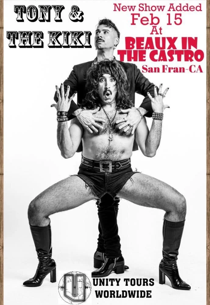 Sunday, February 15: TONY AND THE KIKI (Live band concert!)