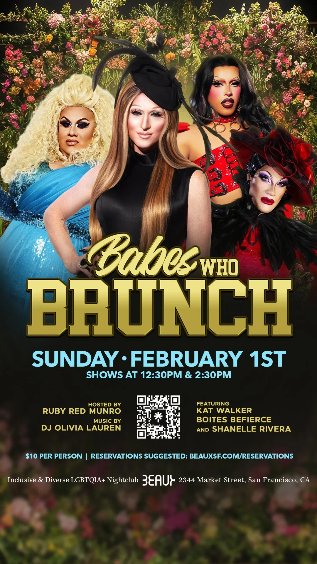 Sunday, February 1: Babes Who Brunch (Drag Brunch)