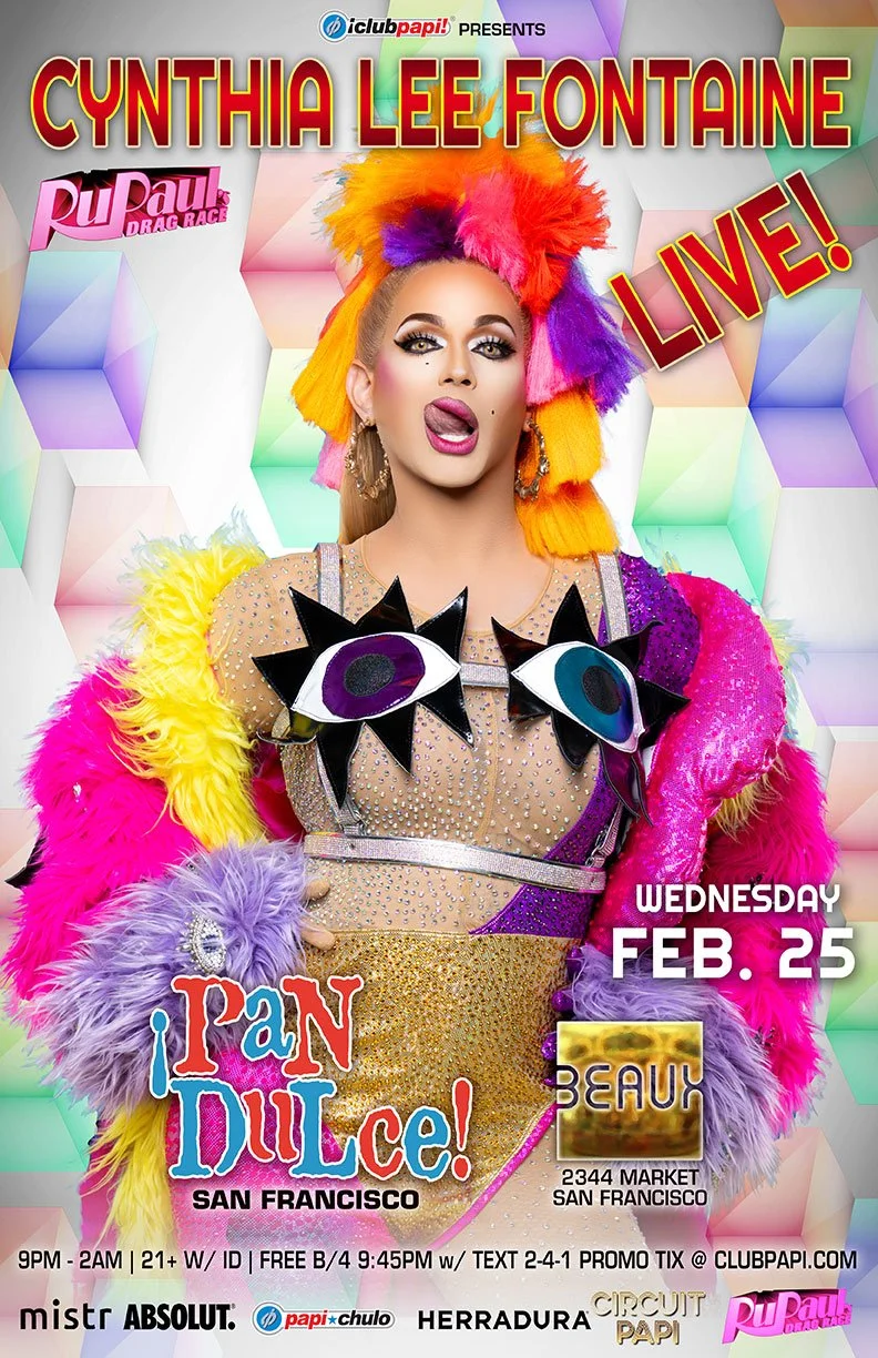 Wednesday, February 25: CYNTHIA LEE FONTAINE @ Pan Dulce Wednesdays (Latin Night)
