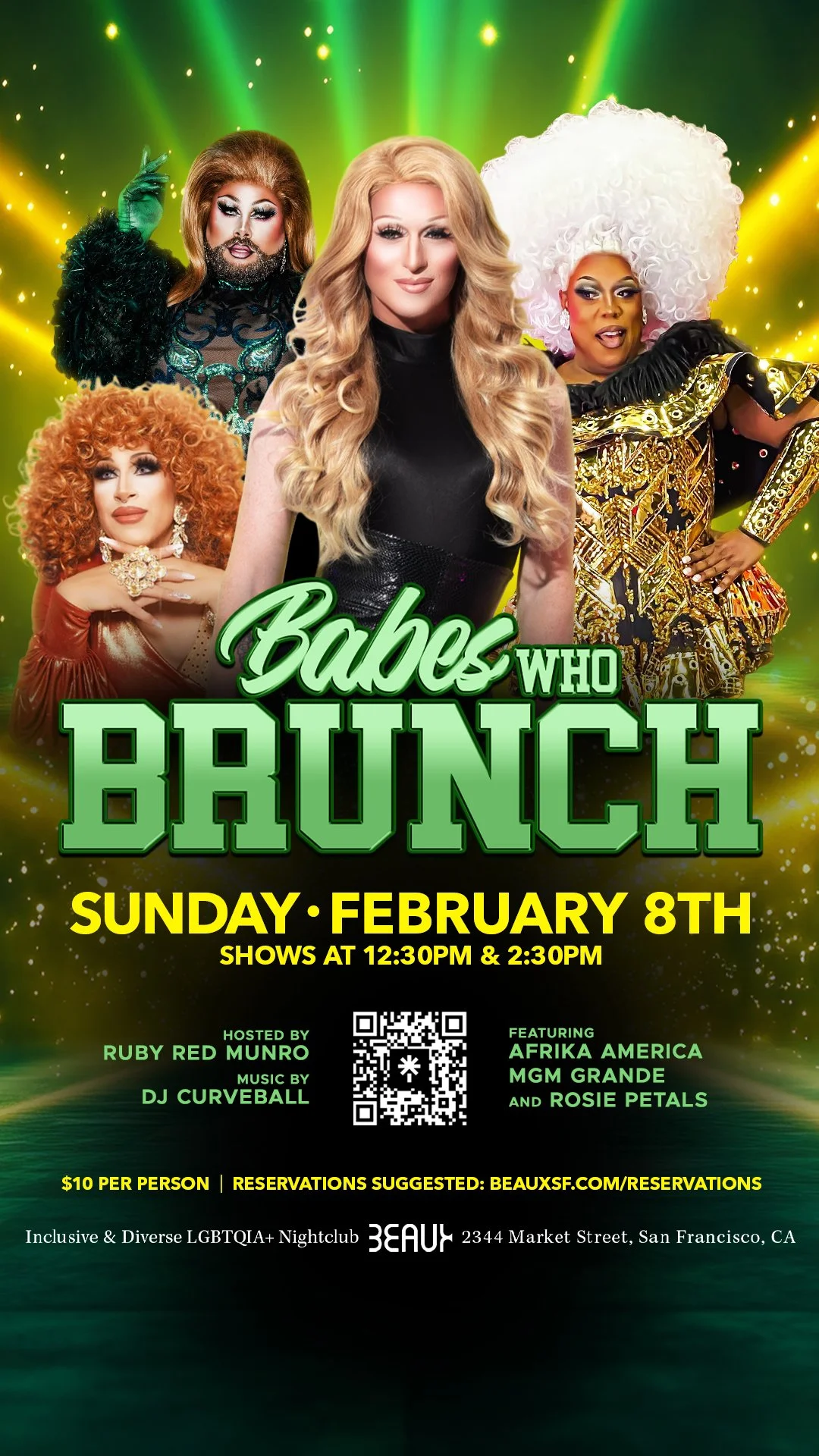 Sunday, February 8: Babes Who Brunch (Drag Brunch)