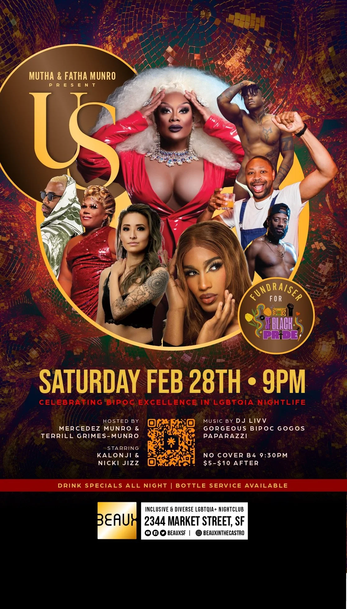 Saturday, February 28: US! (A night of BIPOC Excellence)
