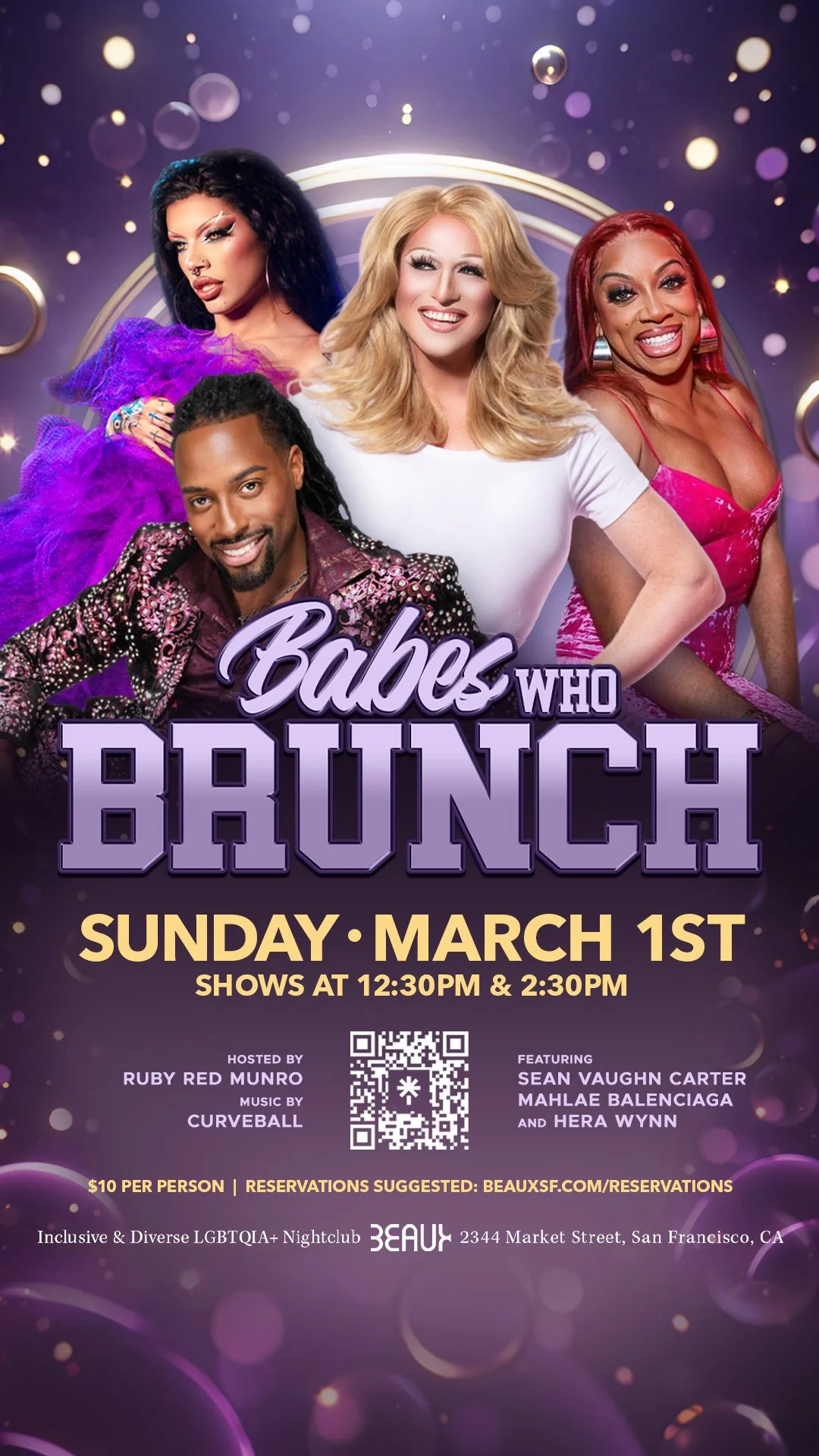 Sunday, March 1: Babes Who Brunch (Drag Brunch)