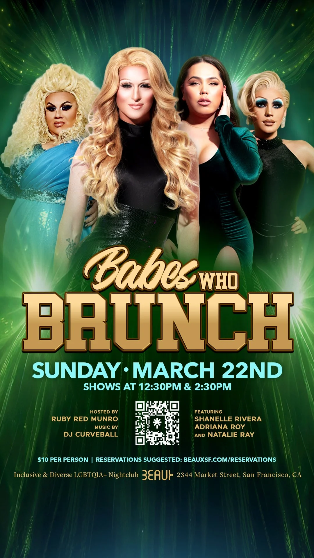 Sunday, March 22: Babes Who Brunch (Drag Brunch)
