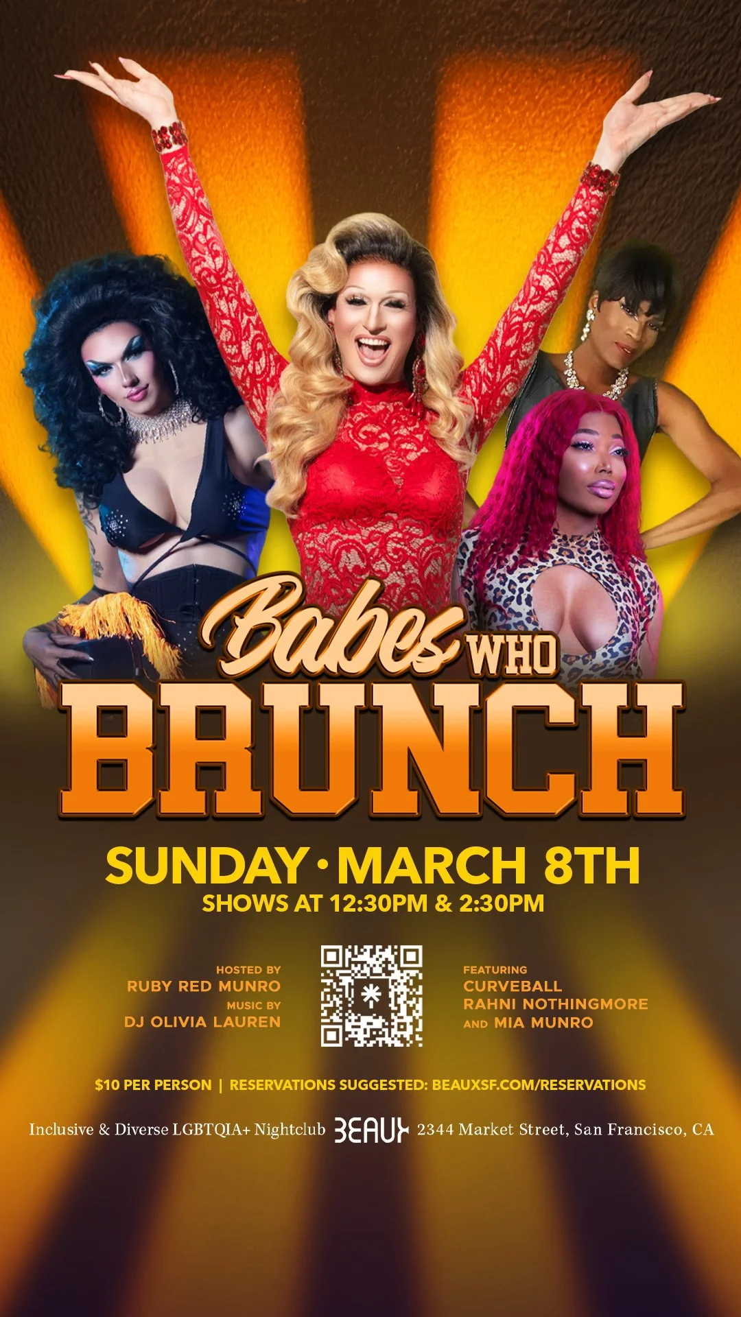 Sunday, March 8: Babes Who Brunch (Drag Brunch)