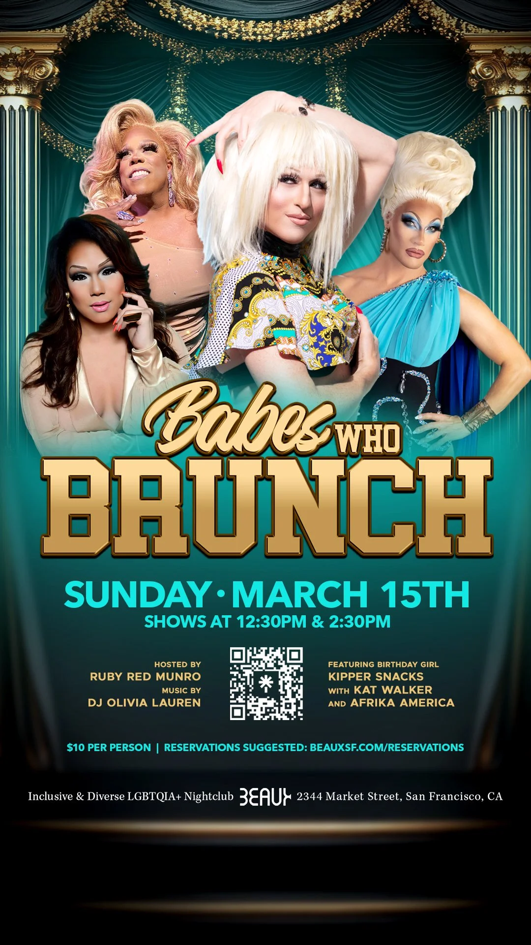 Sunday, March 15: Babes Who Brunch (Drag Brunch)