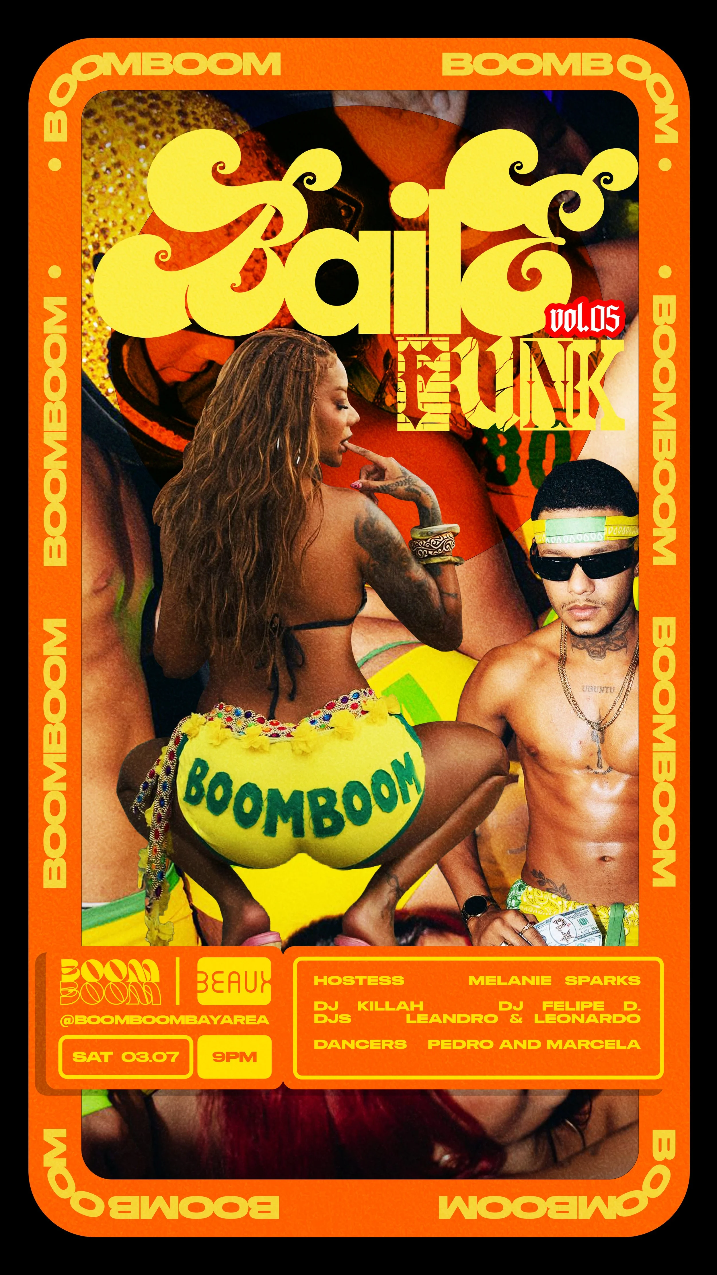 Saturday, March 7: BAILE FUNK by BOOMBOOM (Brazilian Dance Party)
