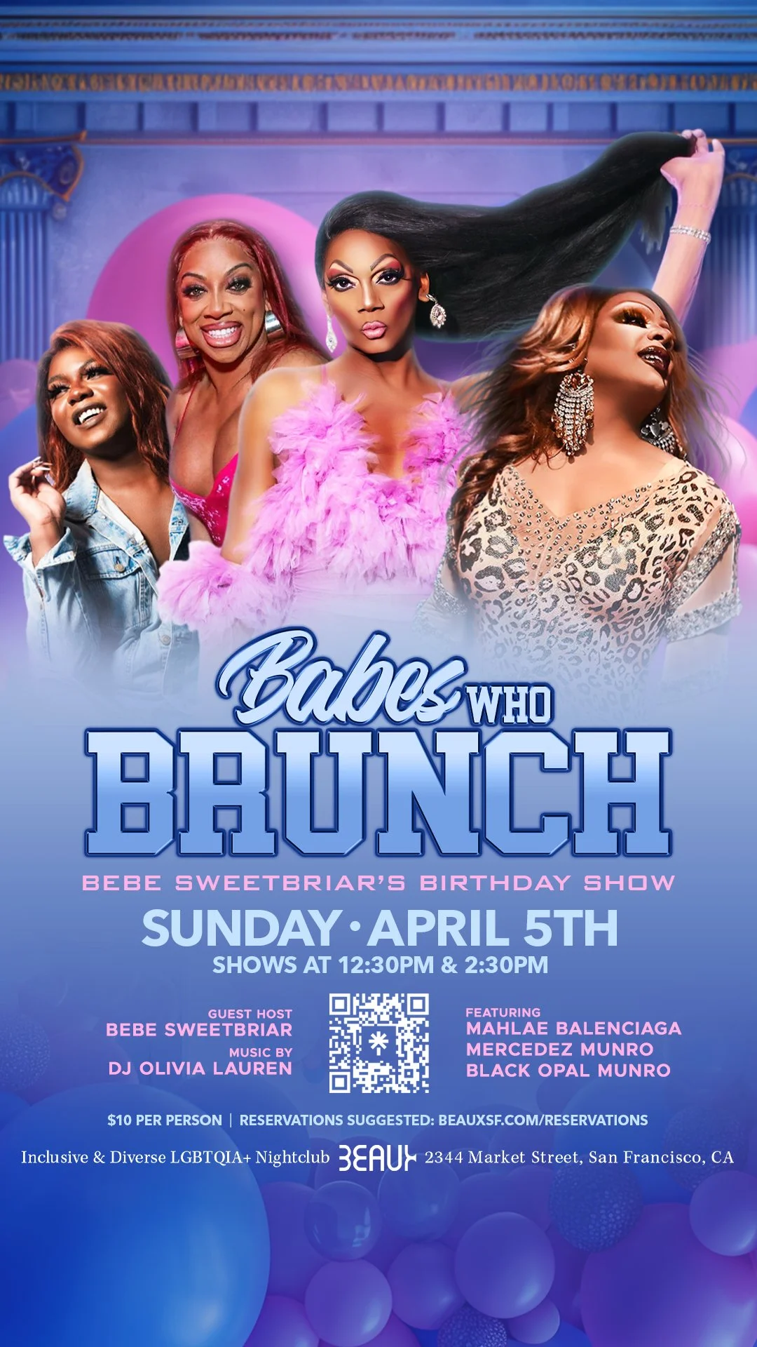 Sunday, April 5: Babes Who Brunch (Drag Brunch)