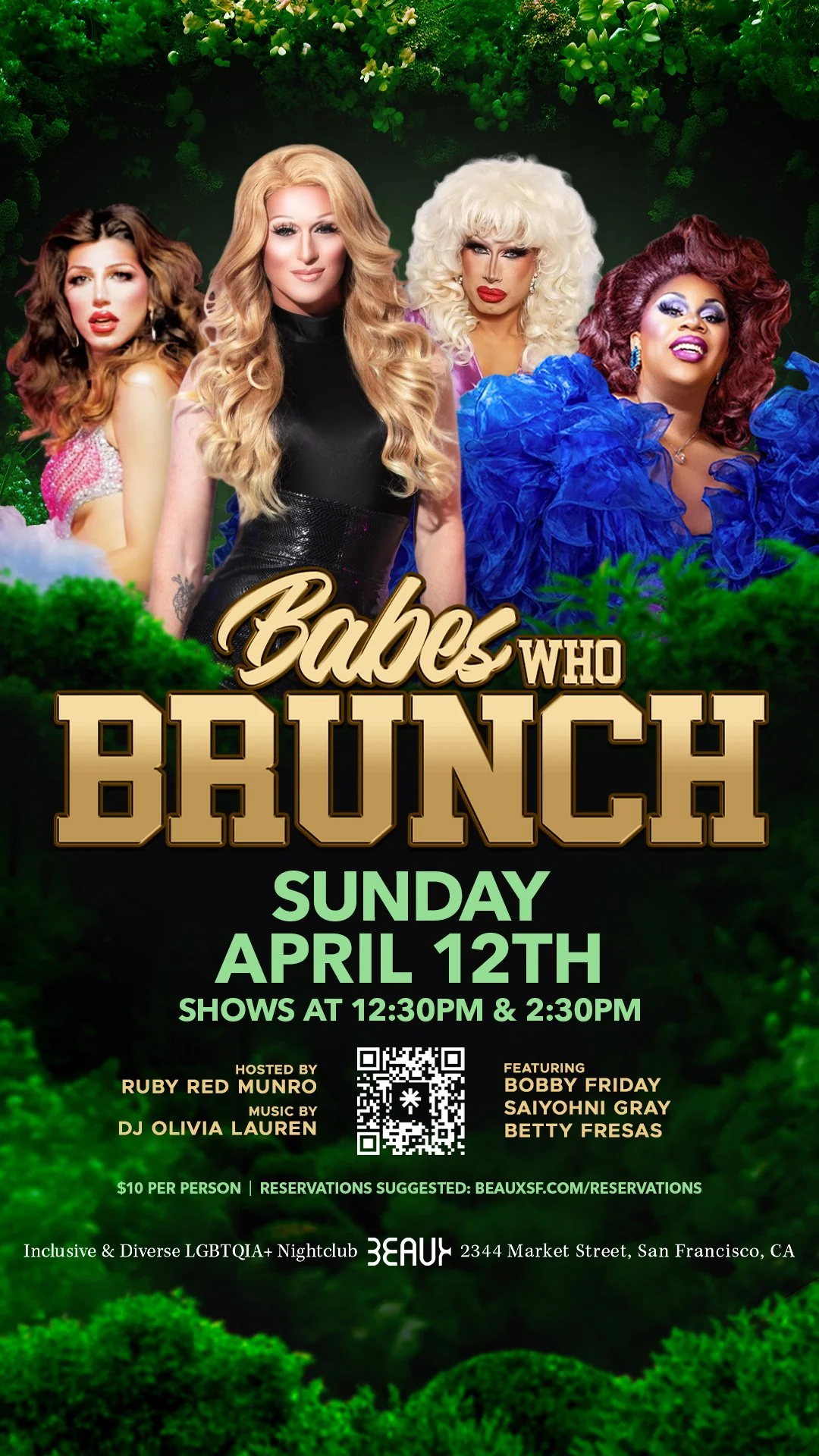 Sunday, April 12: Babes Who Brunch (Drag Brunch)