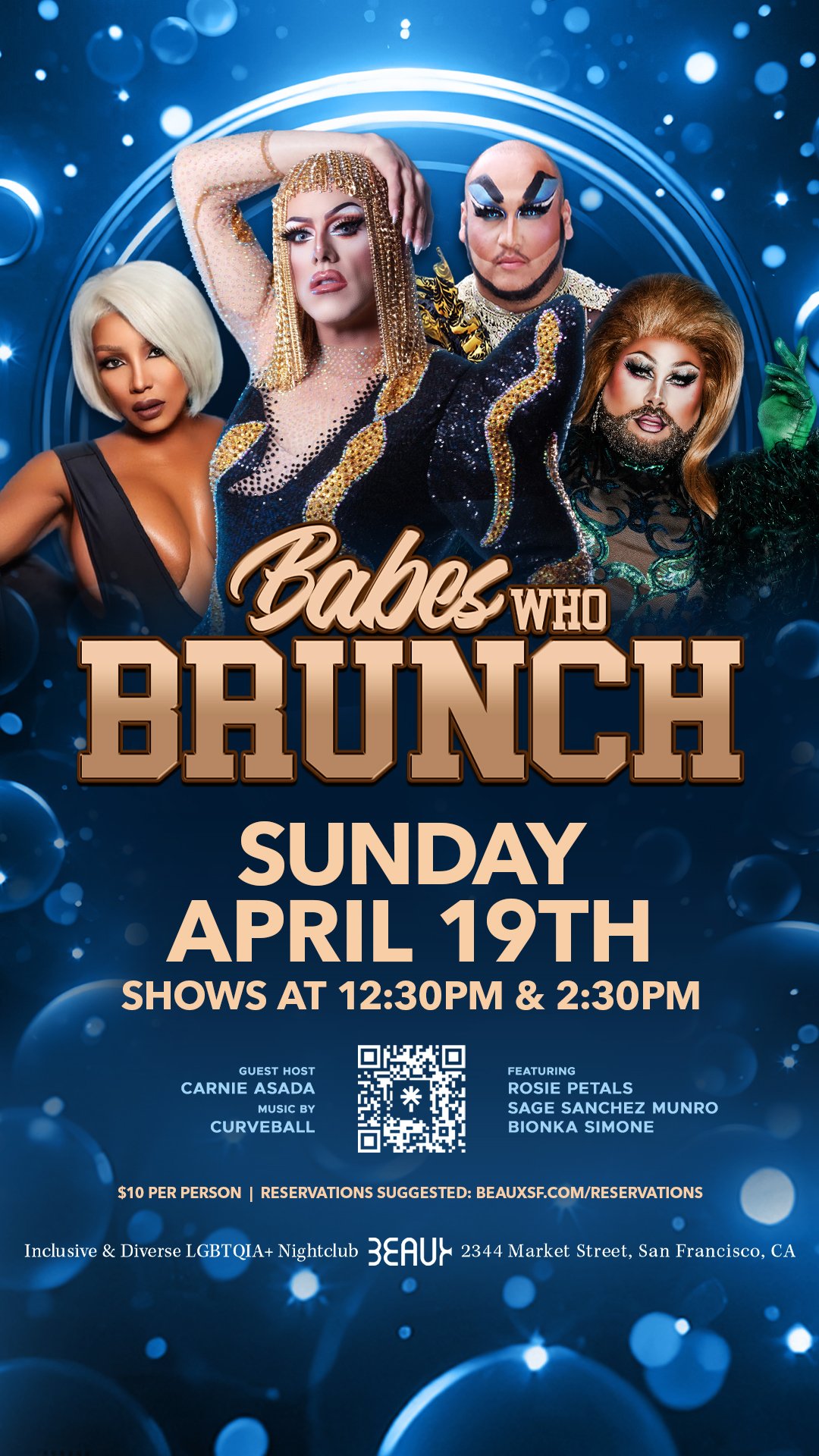 Sunday, April 19: Babes Who Brunch (Drag Brunch)