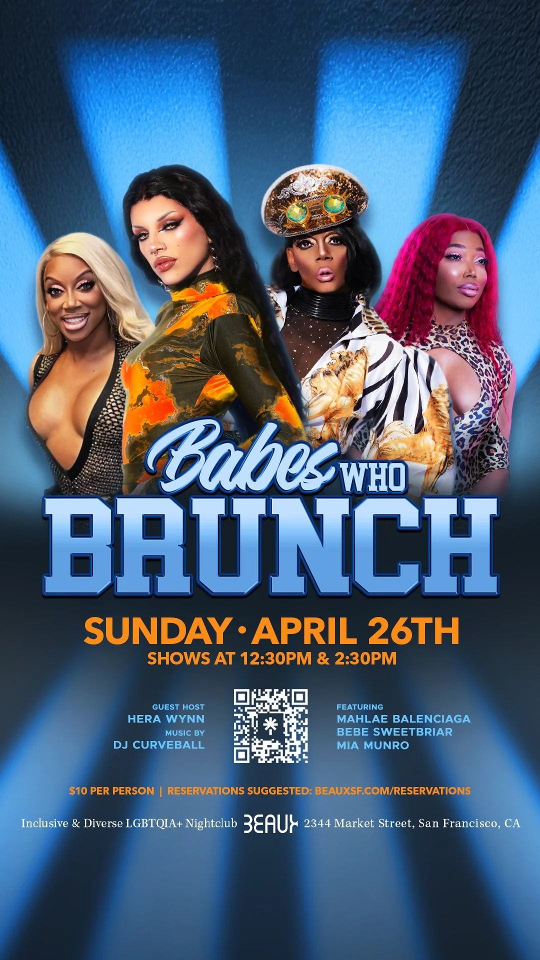 Sunday, April 26: Babes Who Brunch (Drag Brunch)