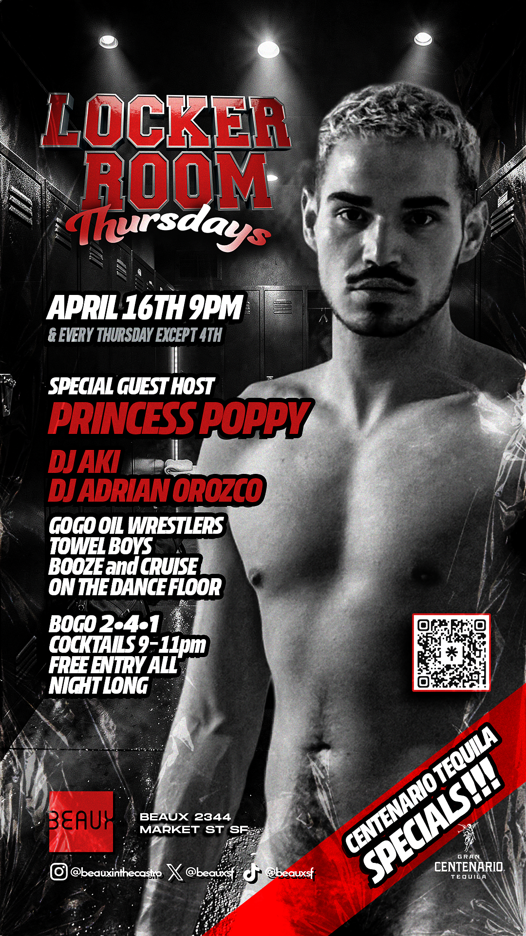 Thursday, April 16: PRINCESS POPPY @ LOCKER ROOM THURSDAYS