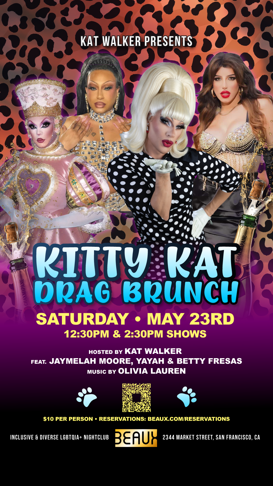 *MEMORIAL DAY WEEKEND* Saturday, May 23: Kitty Kat Drag Brunch