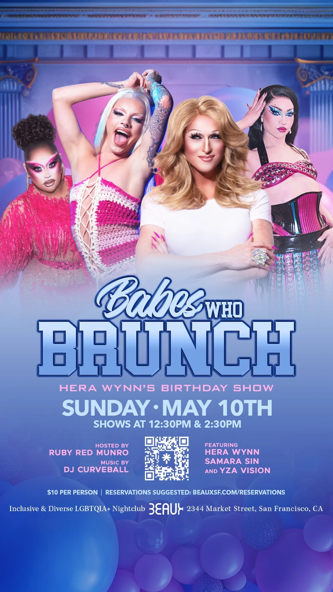 Sunday, May 10th: Babes Who Brunch (Drag Brunch)