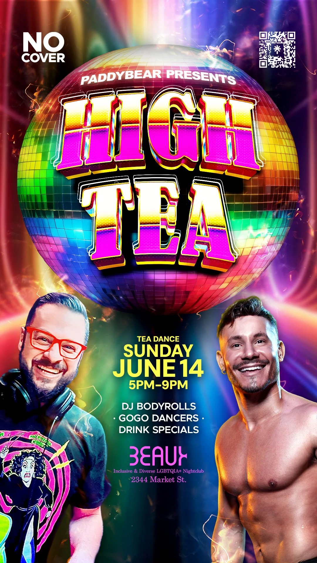 Sunday, June 14: HIGH TEA (Midday Tea Dance Party)