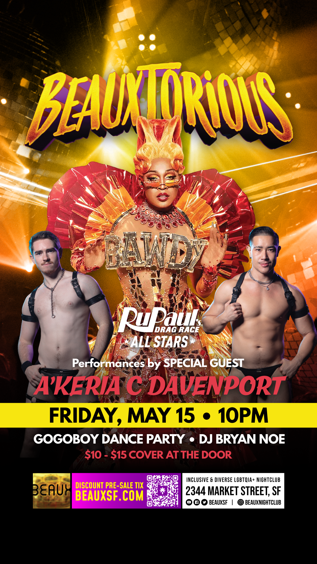 Friday, May 15: A'KERIA C DAVENPORT @ BEAUXTORIOUS