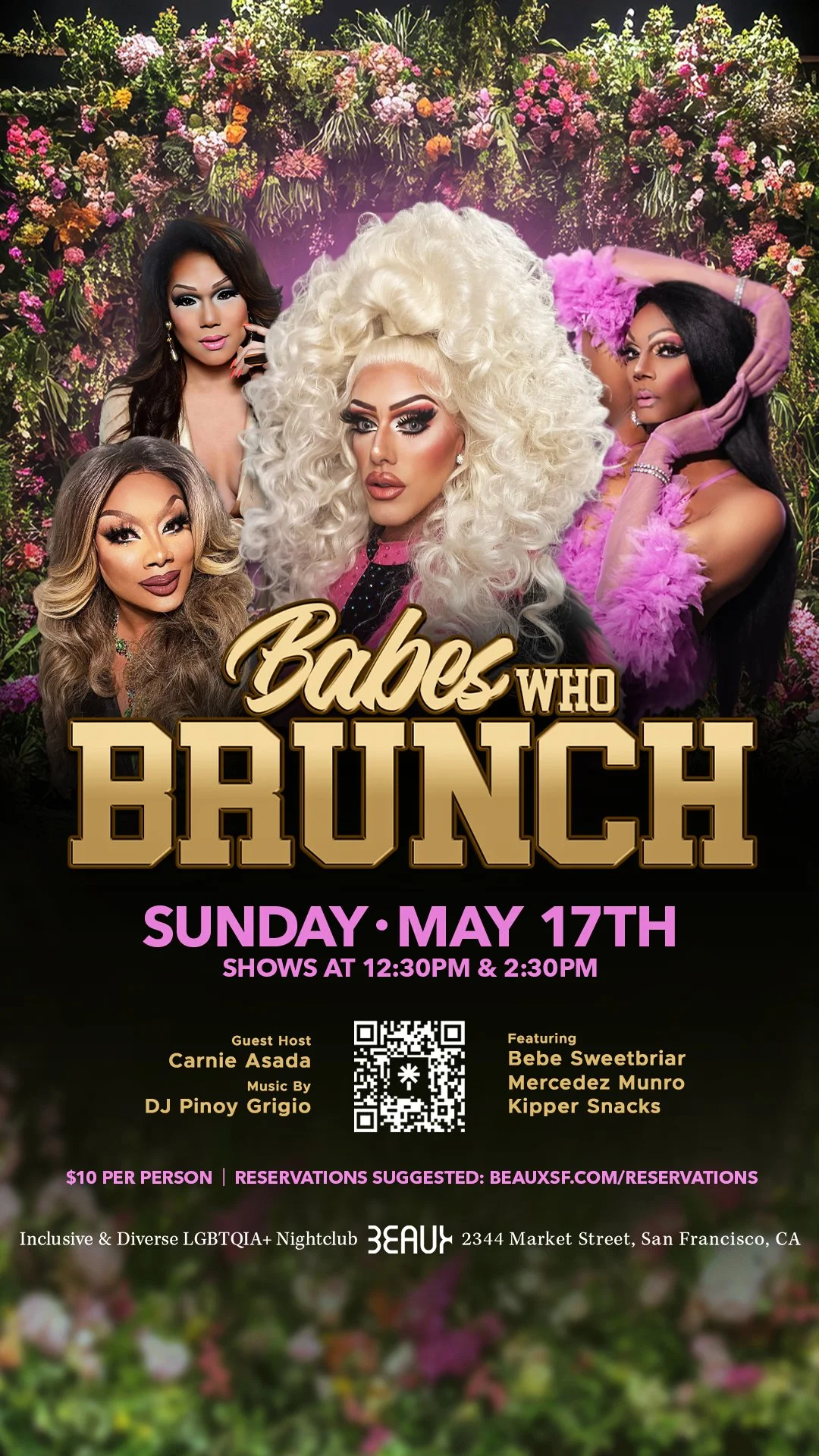 Sunday, May 17: Babes Who Brunch (Drag Brunch)
