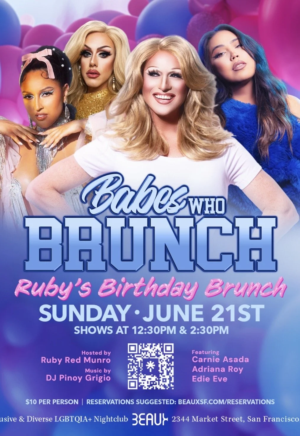 Sunday, June 21: Babes Who Brunch (Drag Brunch)